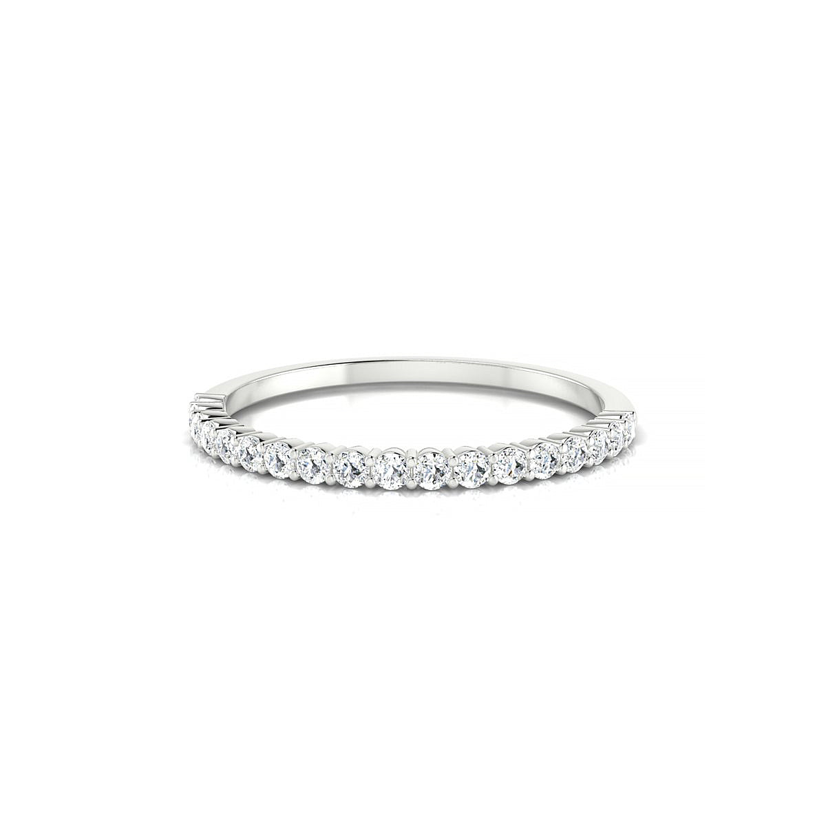 Destiny | 18k White Gold 1.5 mm Round Diamond Ring