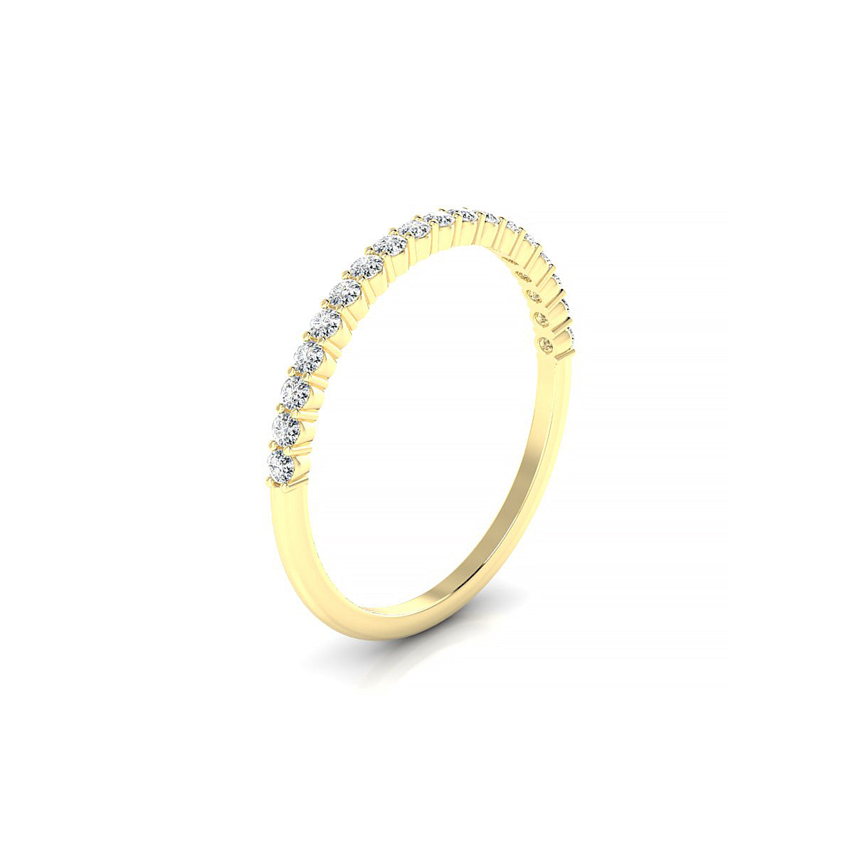 Destiny | 18k Yellow Gold 1.5 mm Round Diamond Ring