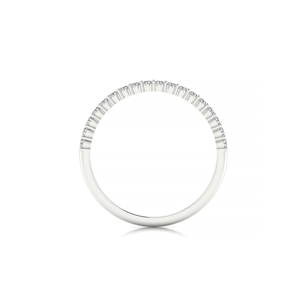 Destiny | 18k White Gold 1.5 mm Round Diamond Ring