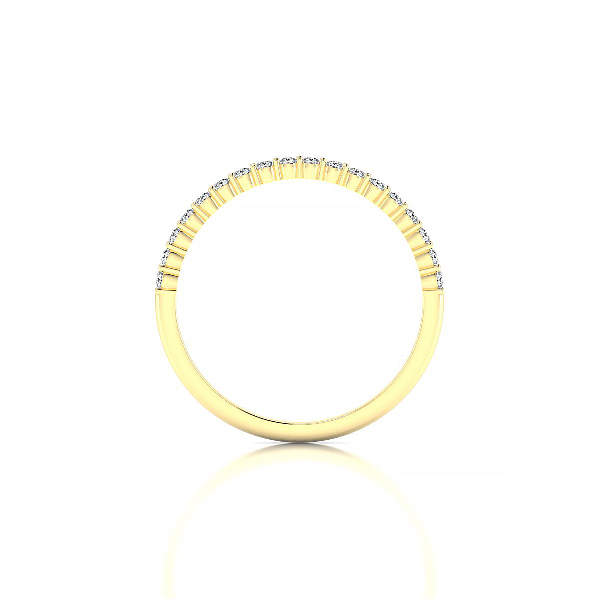 Destiny | 18k Yellow Gold 1.5 mm Round Diamond Ring