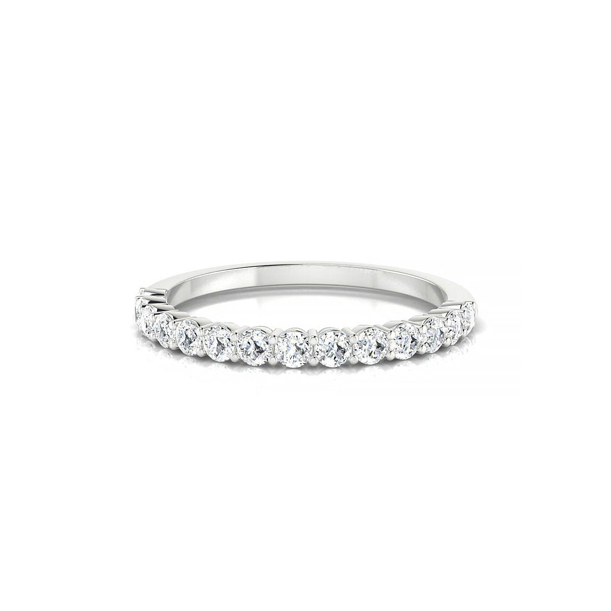 Destiny | 18k White Gold 2 mm Round Diamond Ring