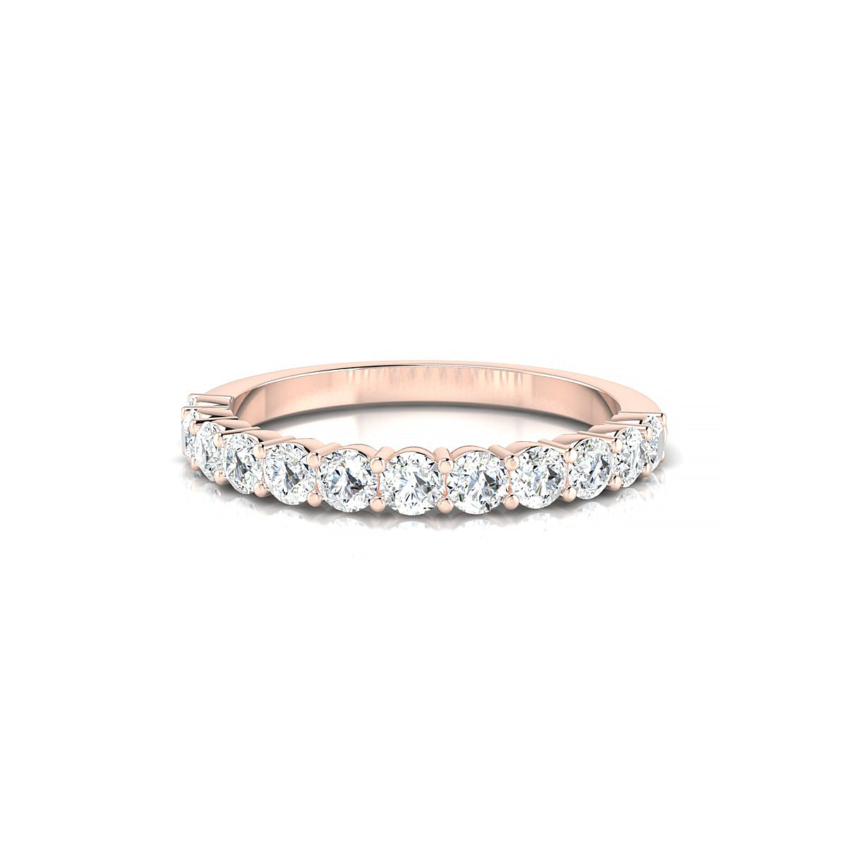 Destiny | 18k Rose Gold 2.5 mm Round Diamond Ring