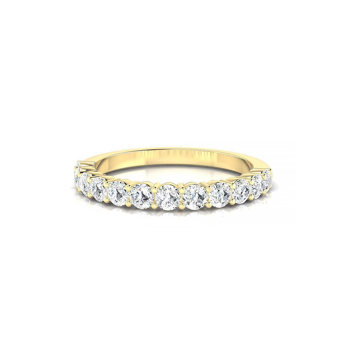 Destiny | 18k Yellow Gold 2.5 mm Round Diamond Ring