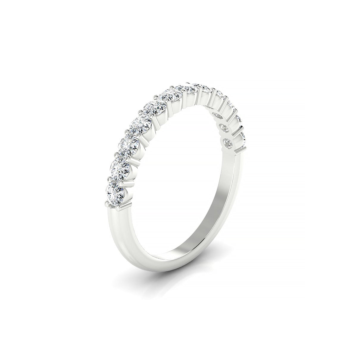 Destiny | 18k White Gold 2.5 mm Round Diamond Ring