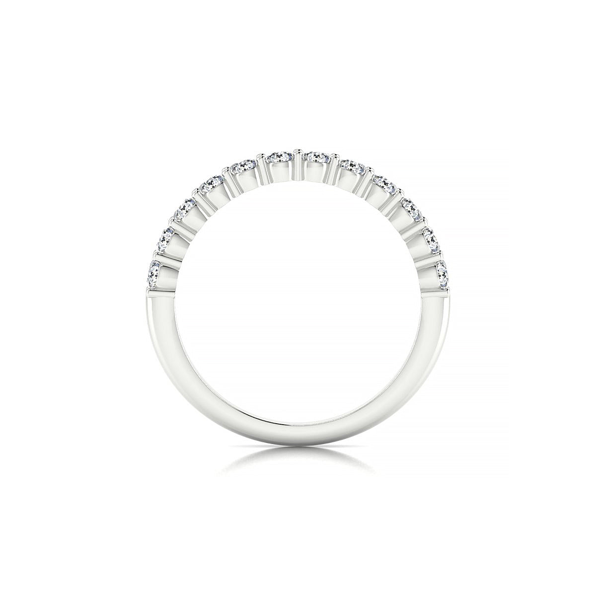 Destiny | 18k White Gold 2.5 mm Round Diamond Ring
