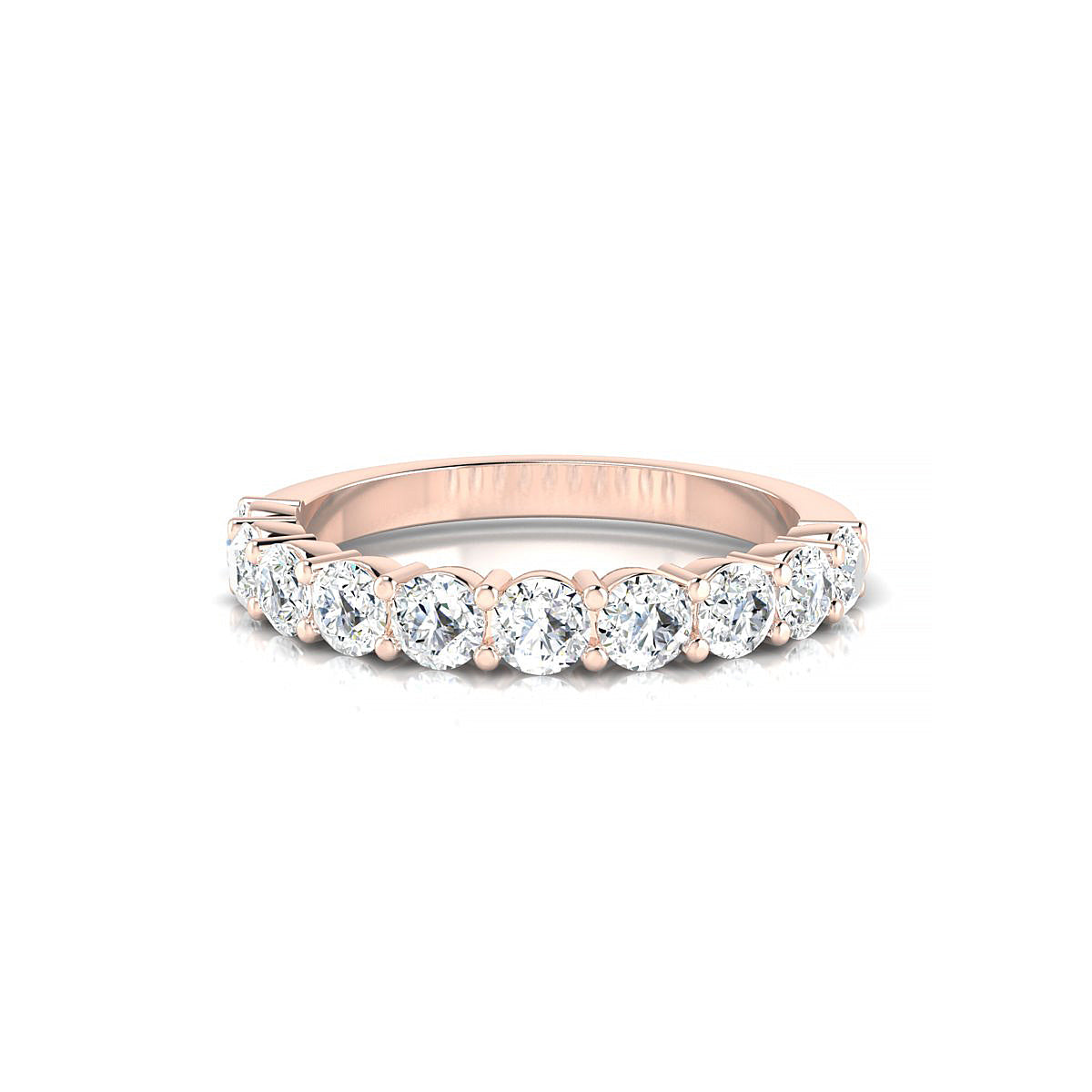 Destiny | 18k Rose Gold 3 mm Round Diamond Ring