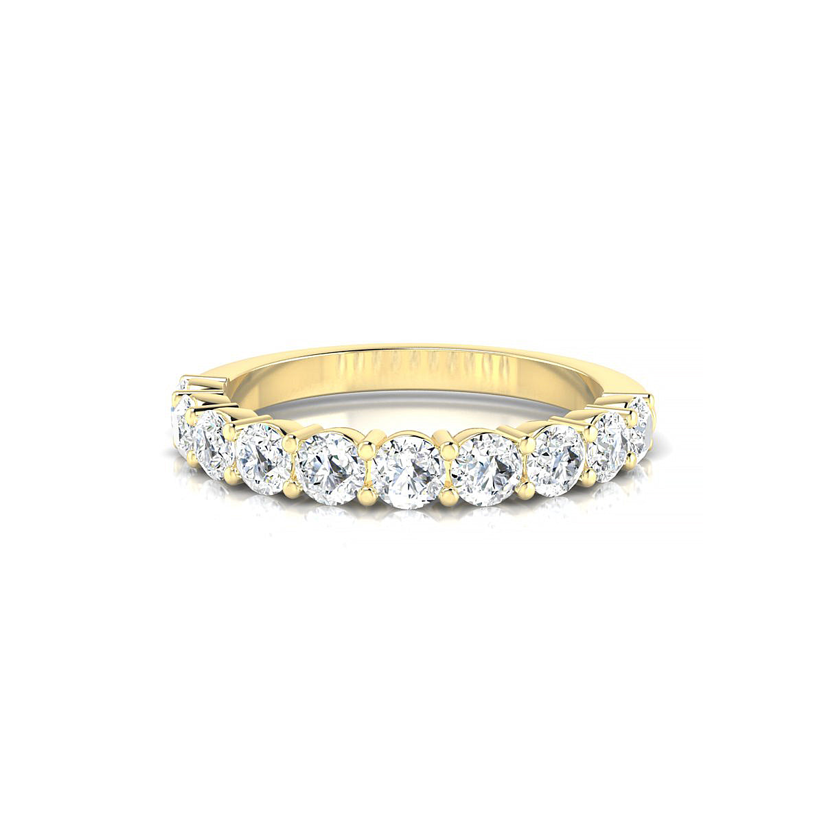 Destiny | 18k Yellow Gold 3 mm Round Diamond Ring