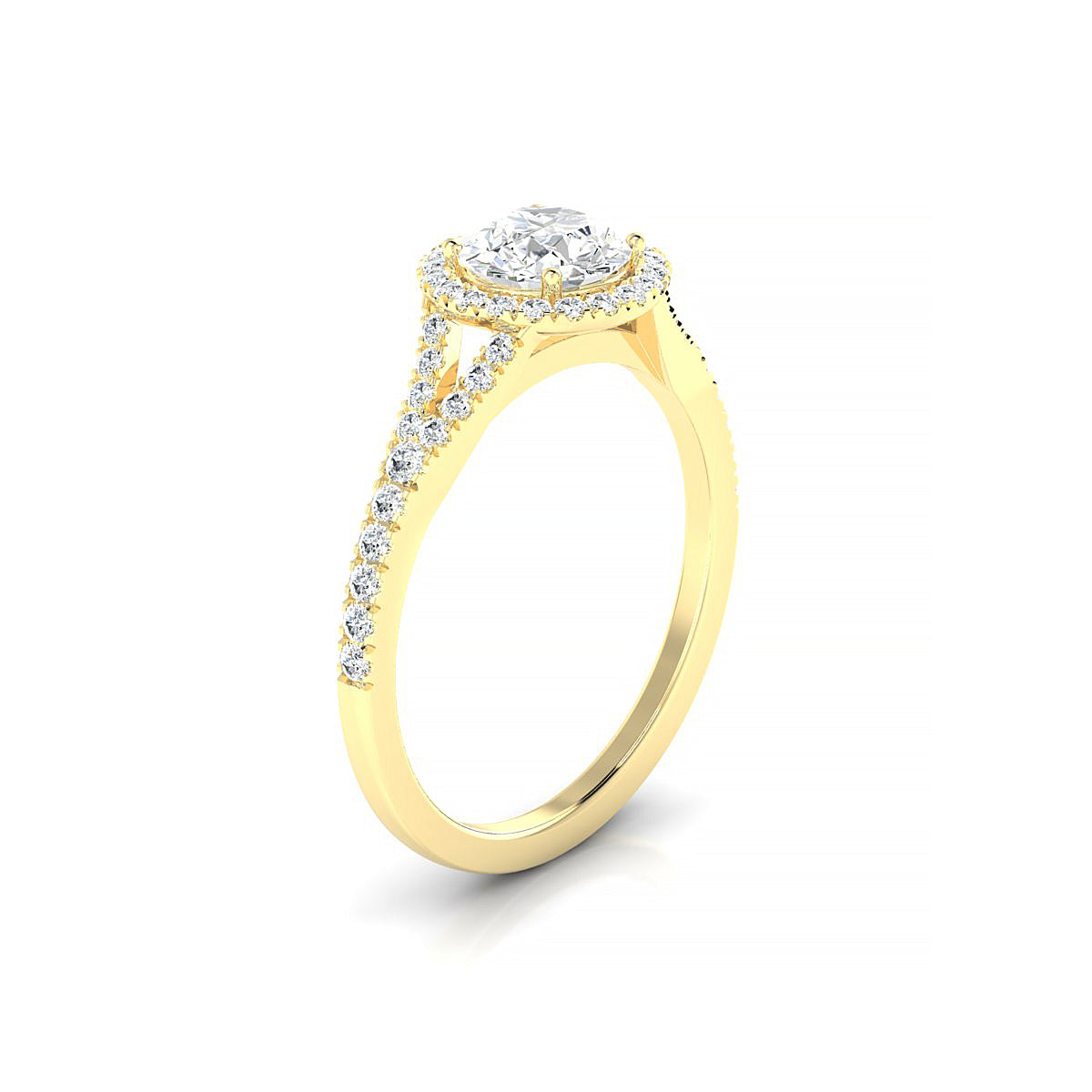 Dream | 18k Yellow Gold 5.7 mm Round Diamond Ring