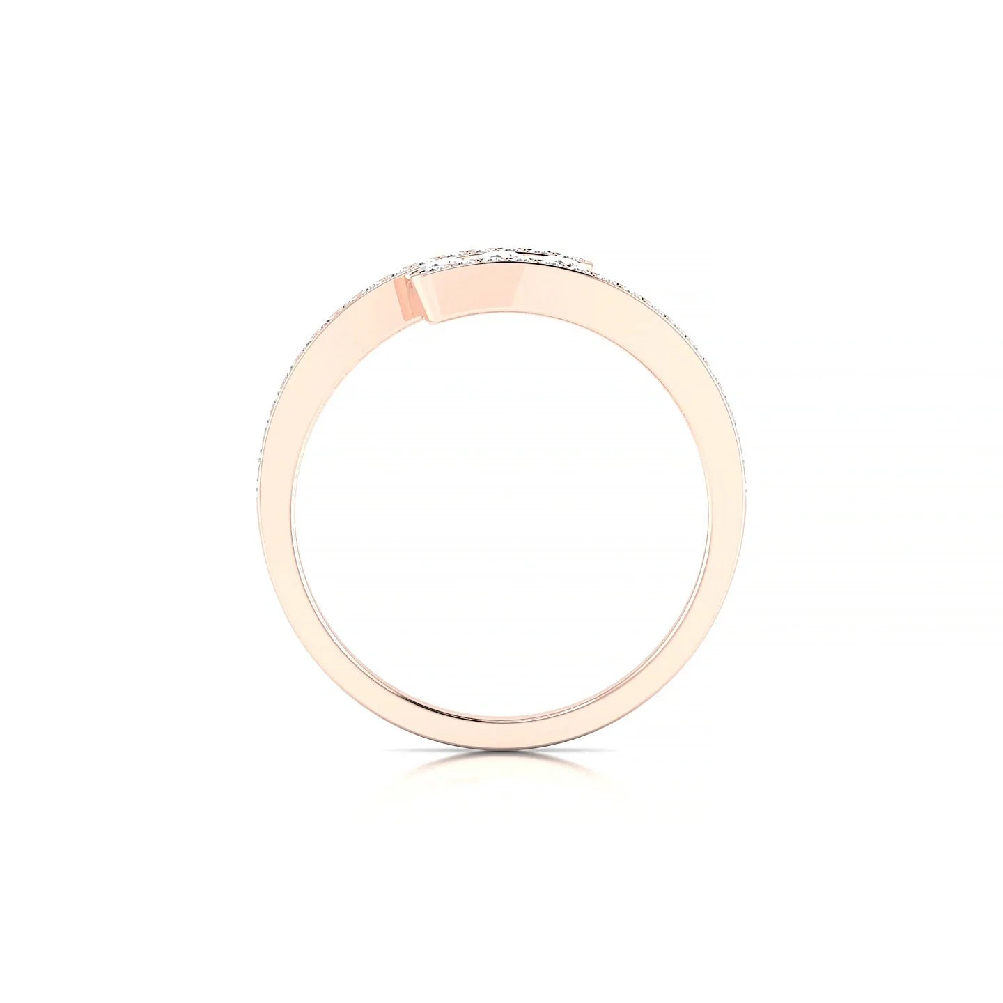 Drift | 18k Rose Gold 2.5 mm Round Diamond Ring