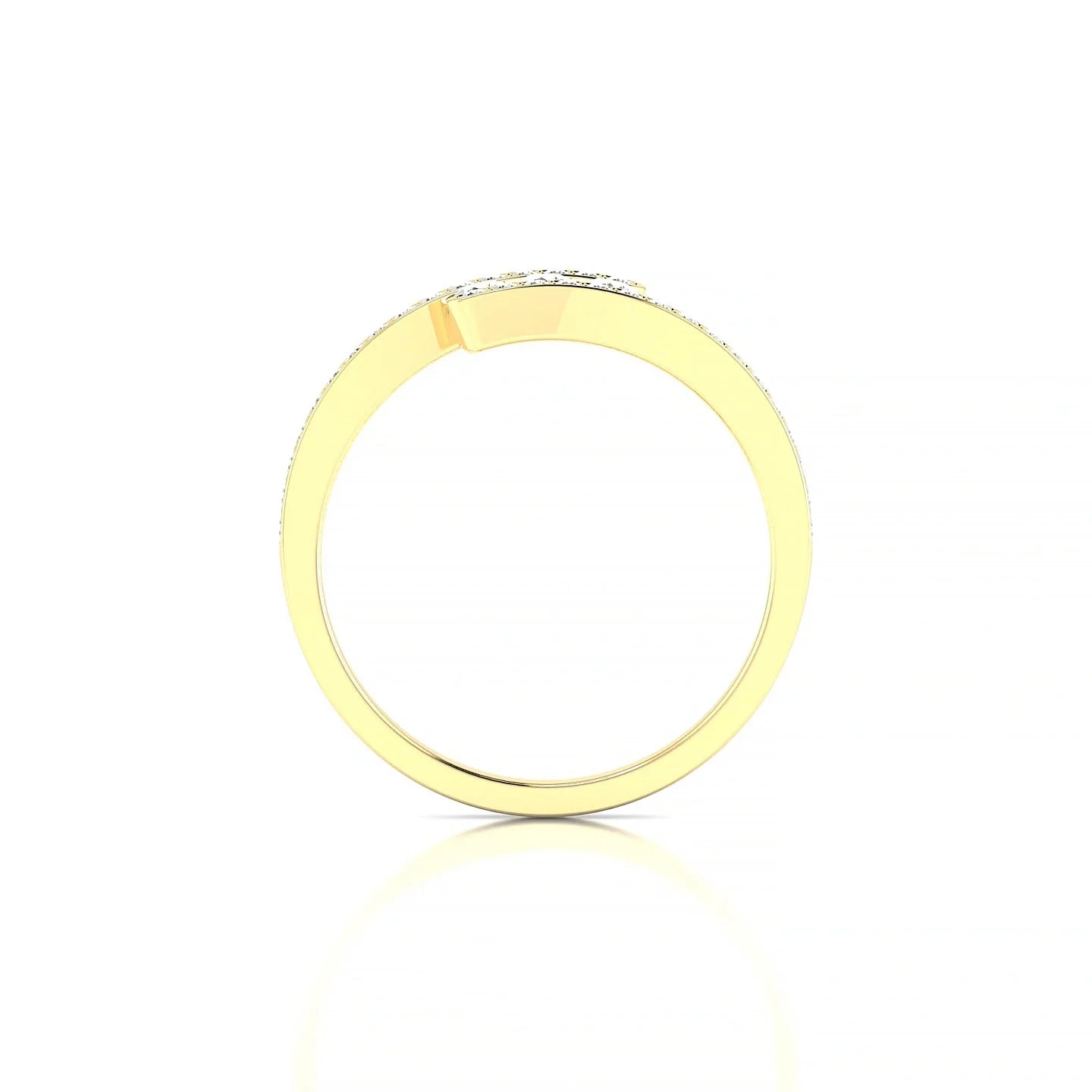 Drift | 18k Yellow Gold 2.5 mm Round Diamond Ring