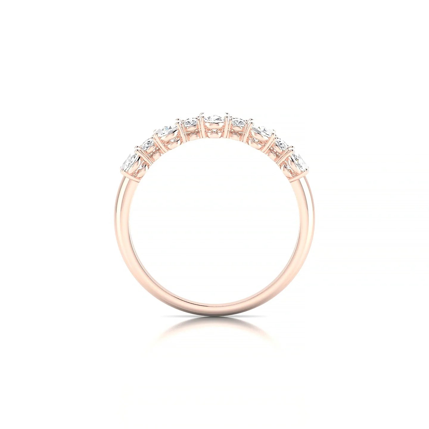 Eminence | 18k Rose Gold 5 x 3 mm Oval Diamond Ring