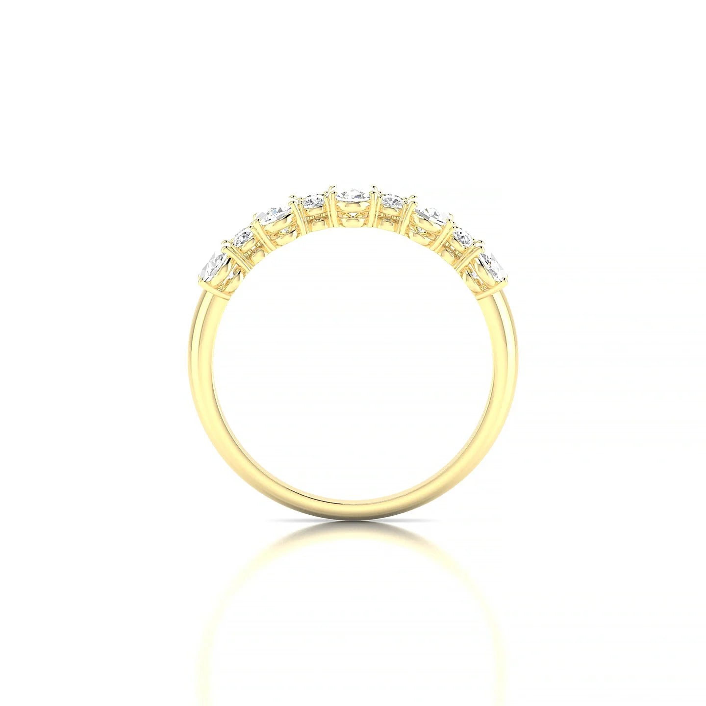 Eminence | 18k Yellow Gold 5 x 3 mm Oval Diamond Ring