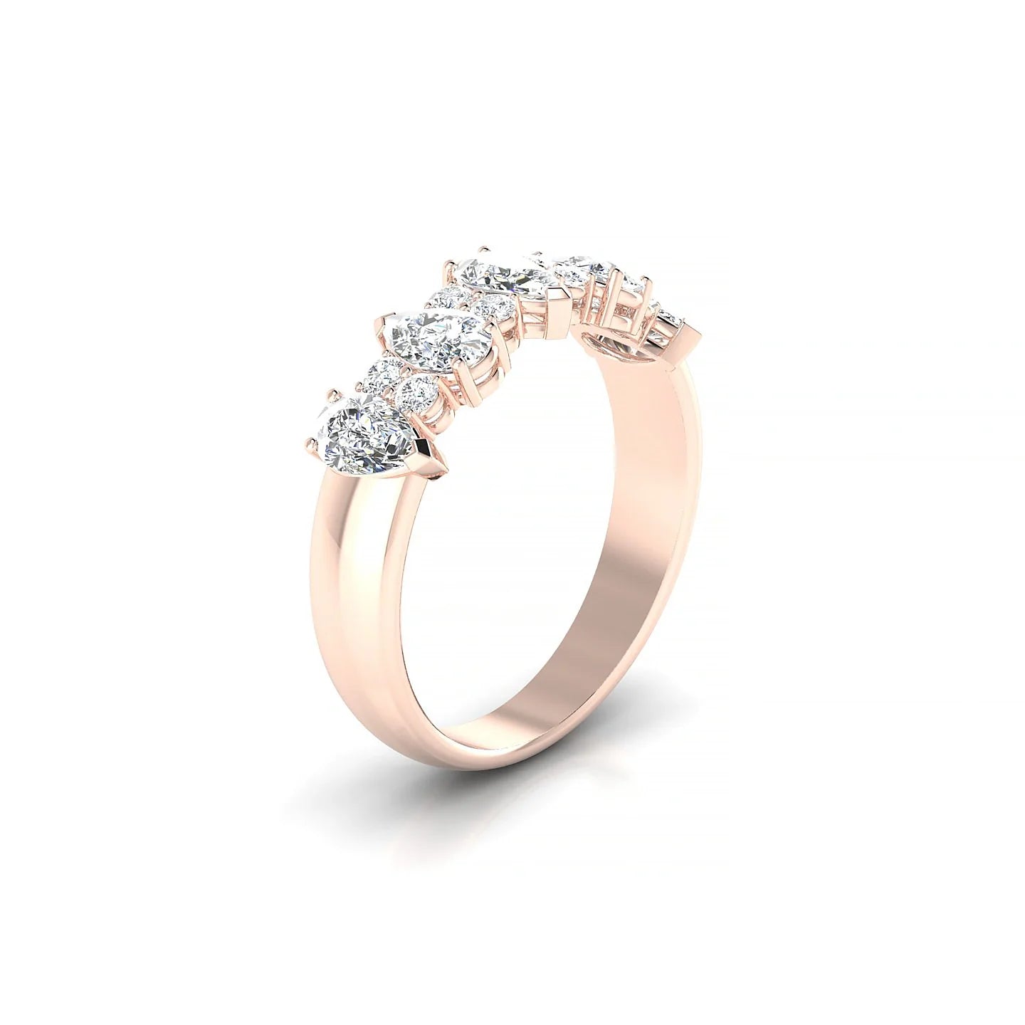 Eminence | 18k Rose Gold 5 x 3 mm Pear Diamond Ring