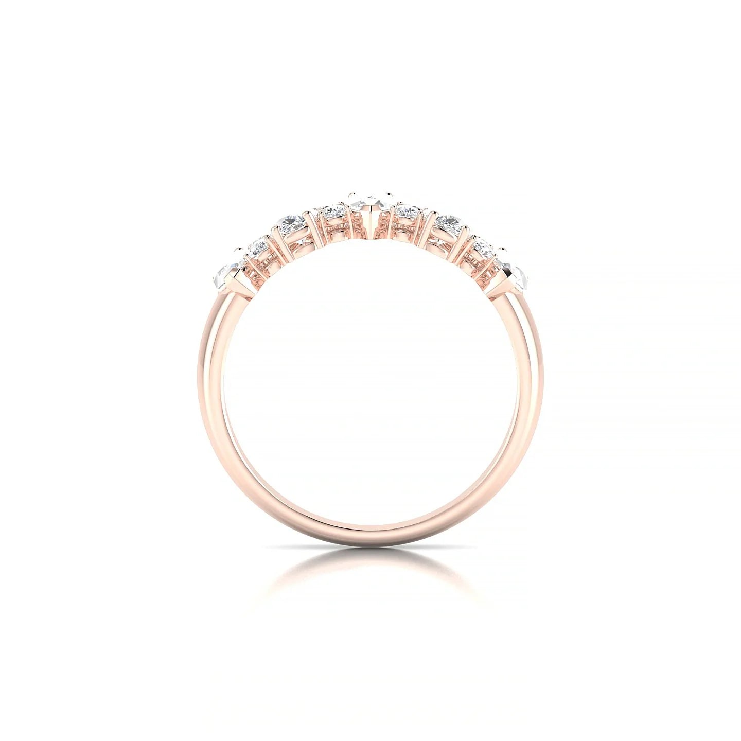 Eminence | 18k Rose Gold 5 x 3 mm Pear Diamond Ring