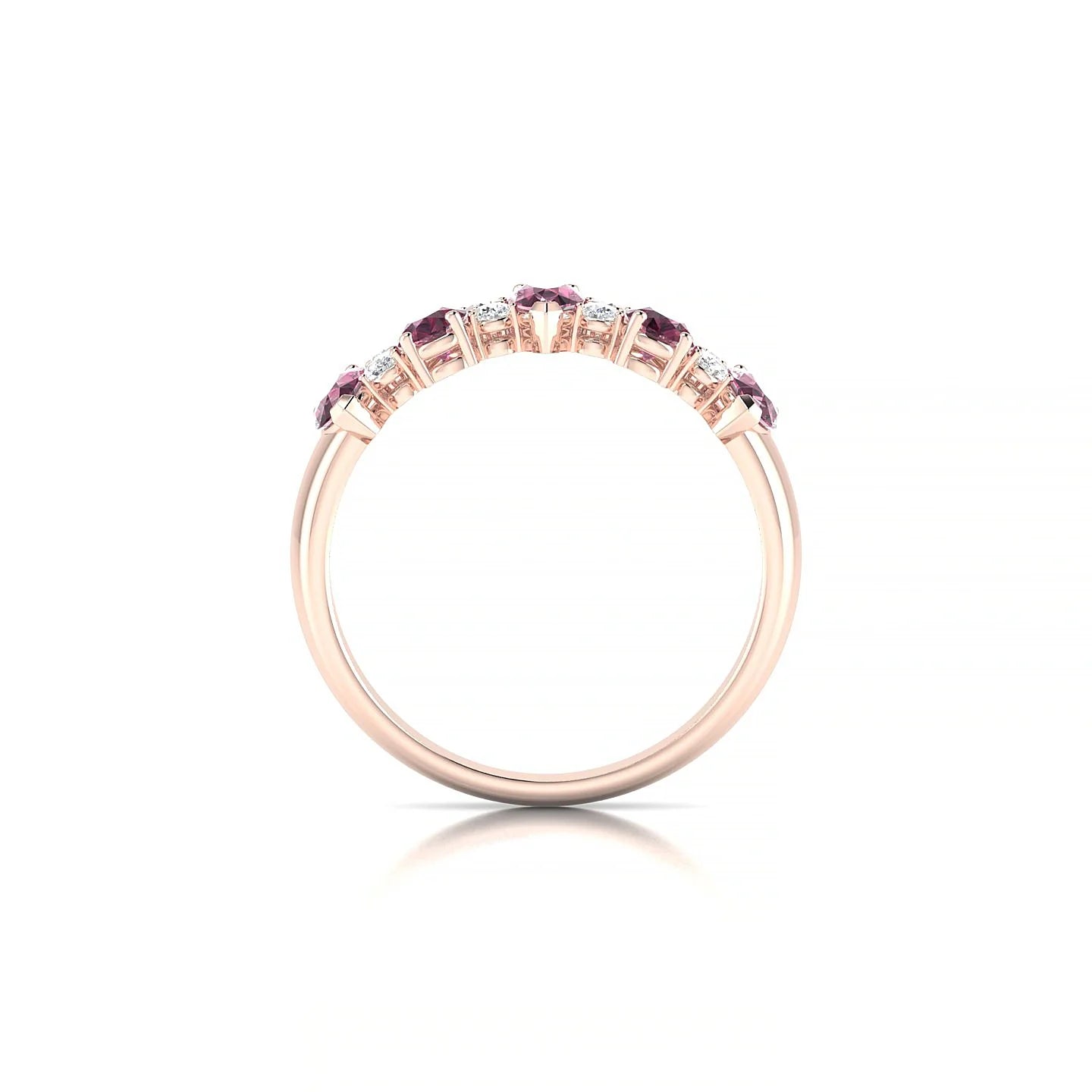Eminence | 18k Rose Gold 5 x 3 mm Pear Rhodolite Ring