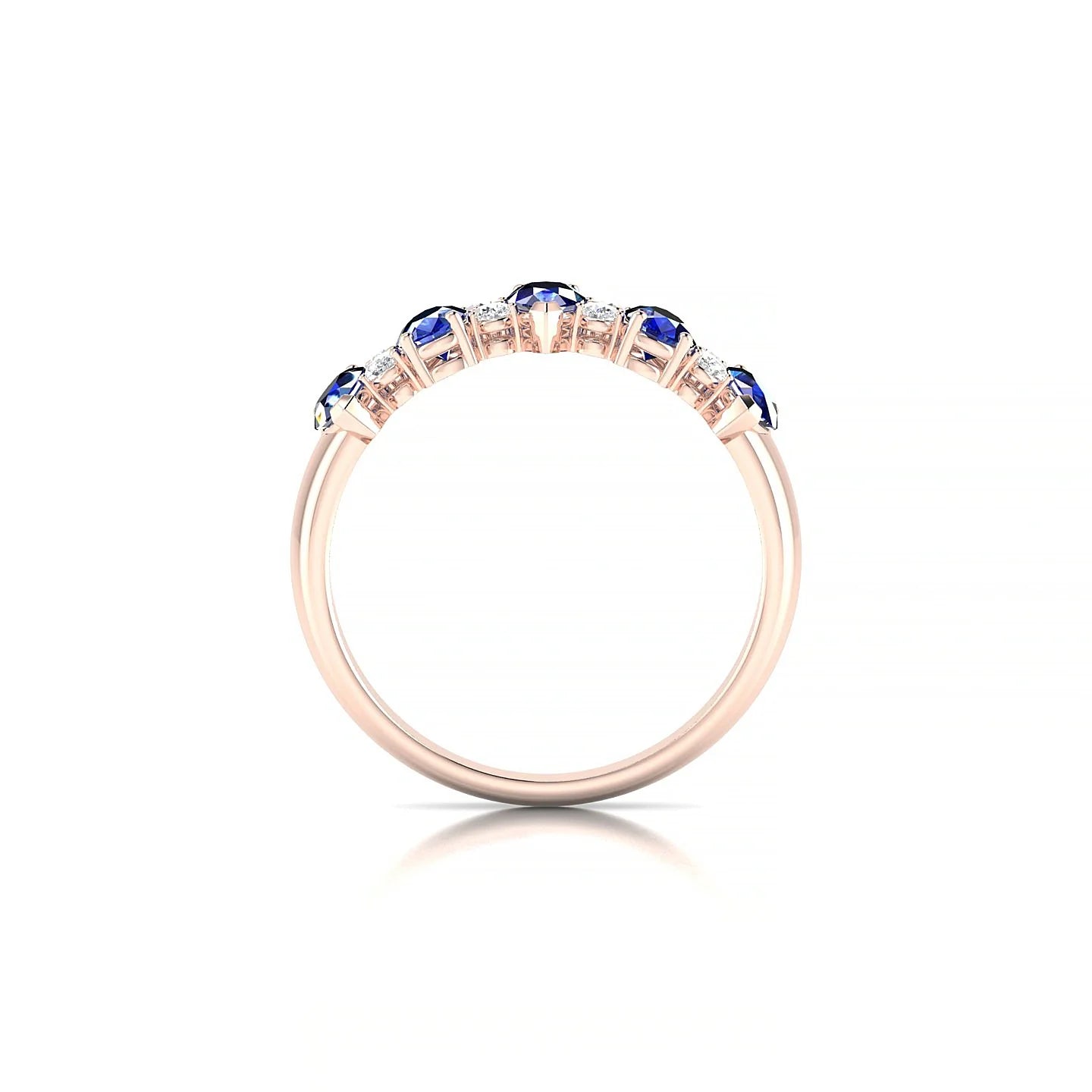 Eminence | 18k Rose Gold 5 x 3 mm Pear Sapphire Ring