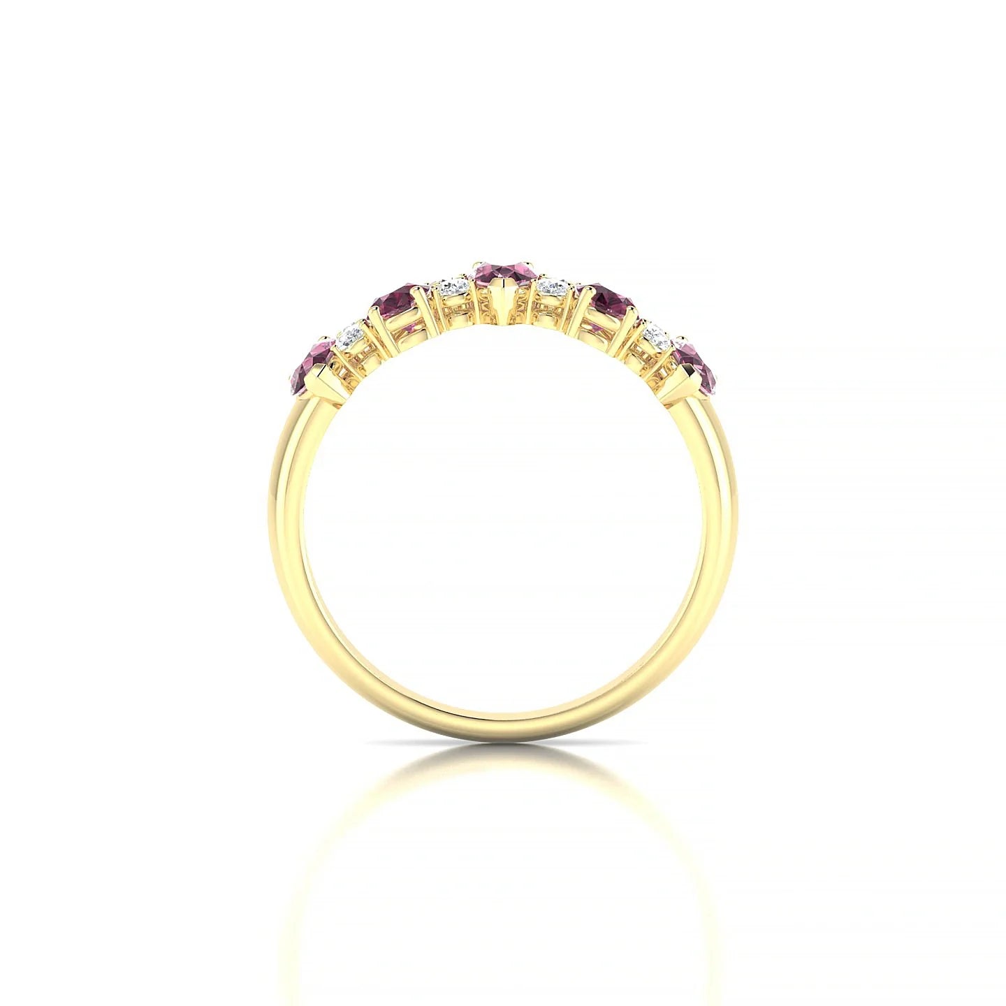 Eminence | 18k Yellow Gold 5 x 3 mm Pear Rhodolite Ring