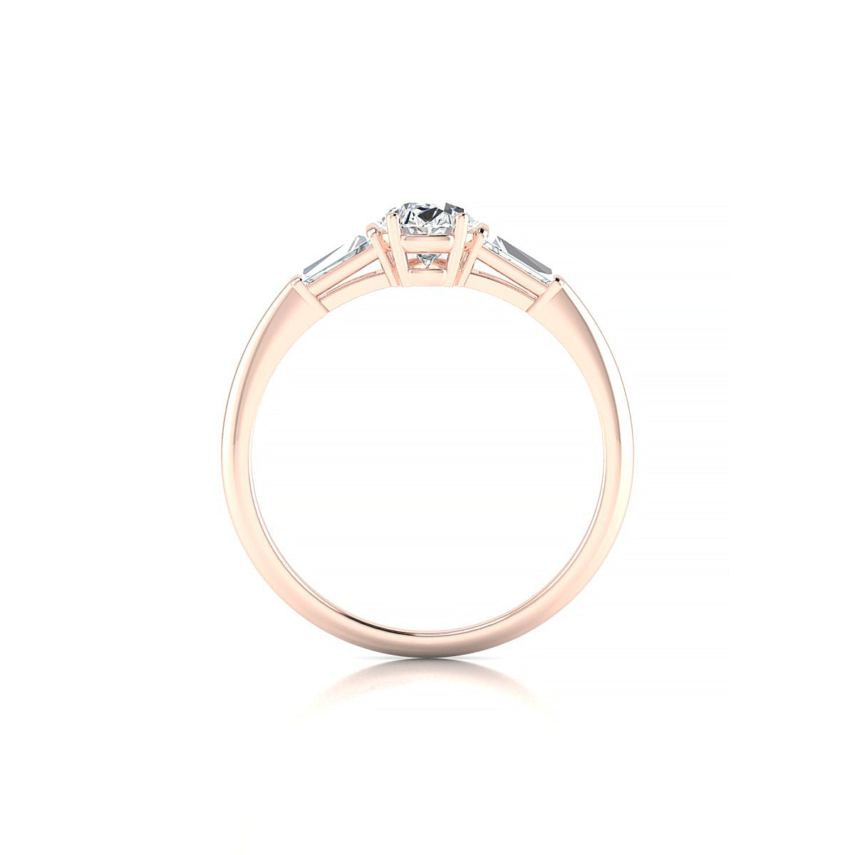 Everlasting | 18k Rose Gold 7 x 5 mm Pear Diamond Ring