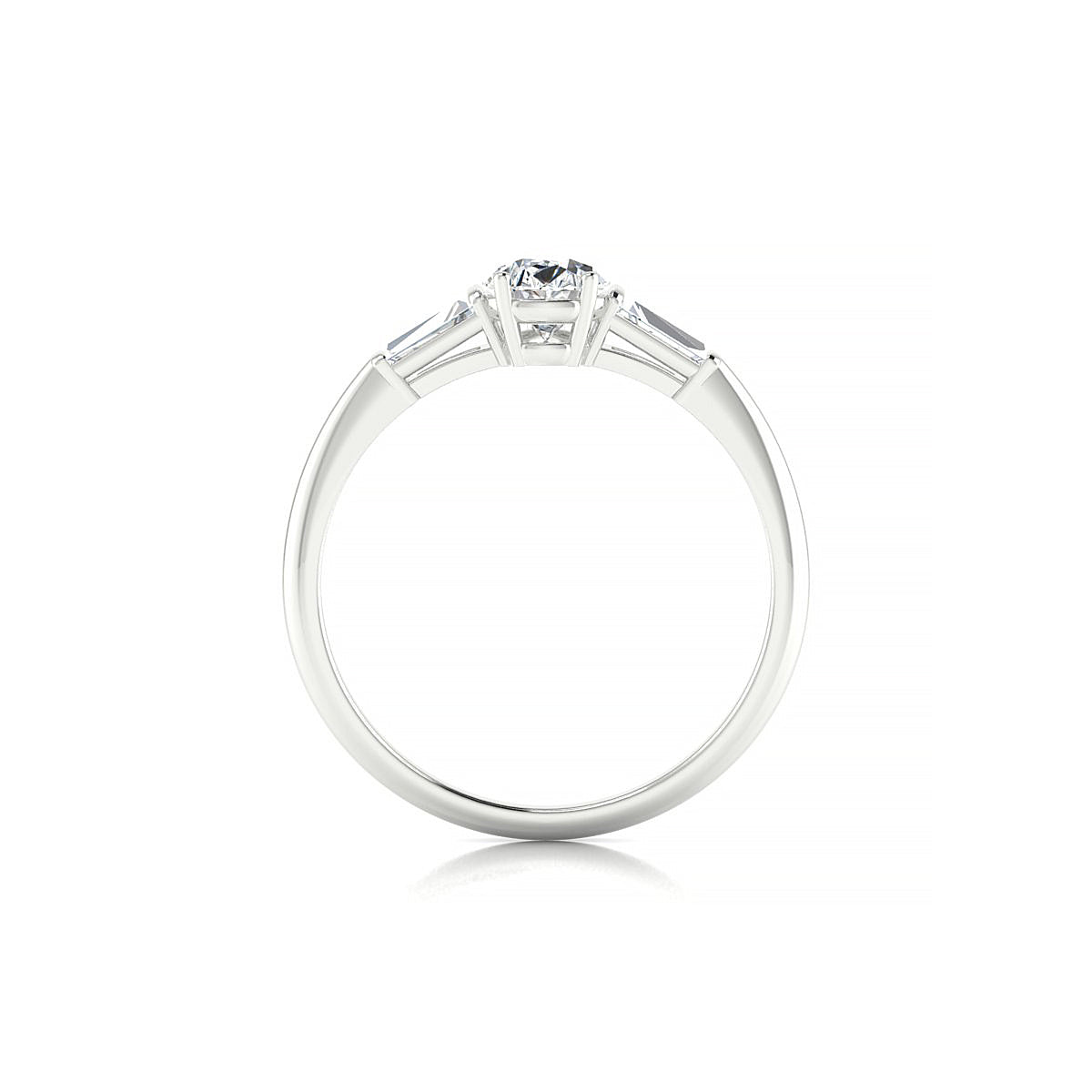 Everlasting | 18k White Gold 7 x 5 mm Pear Diamond Ring