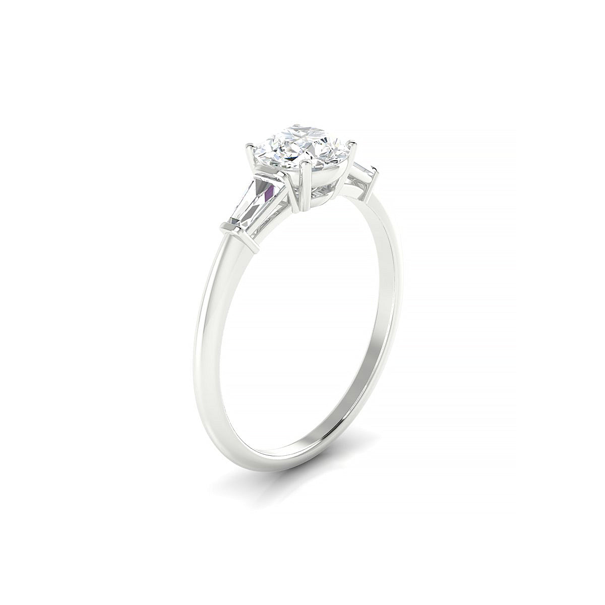 Everlasting | 18k White Gold 5.7 mm Round Diamond Ring