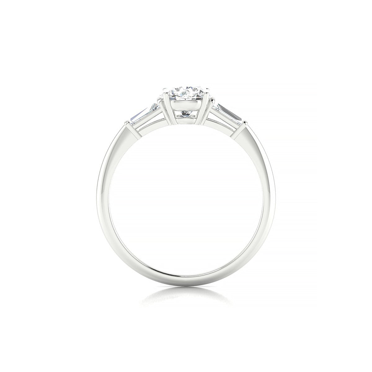 Everlasting | 18k White Gold 5.7 mm Round Diamond Ring