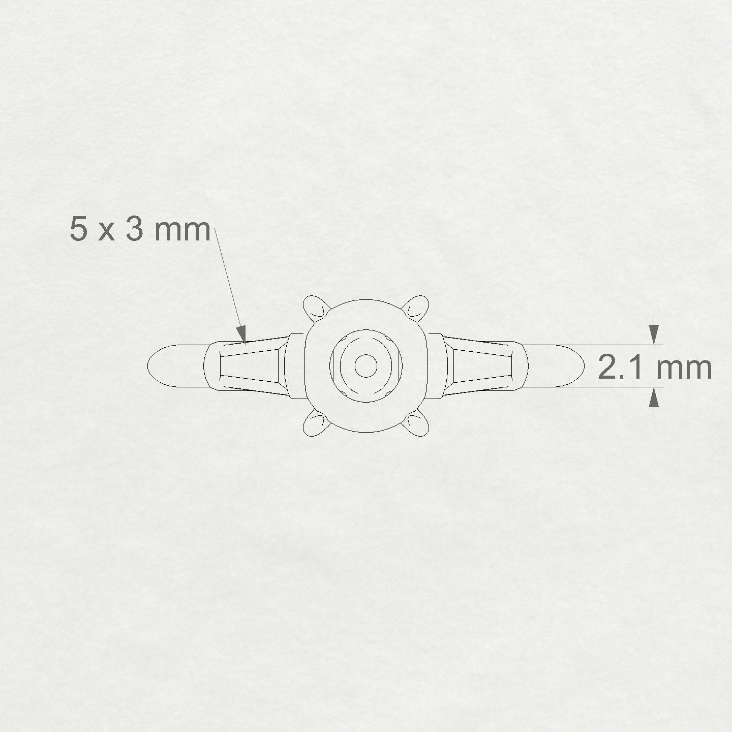 Everlasting Round 2-2.99 ct | 18k White Gold Side Stones Ring