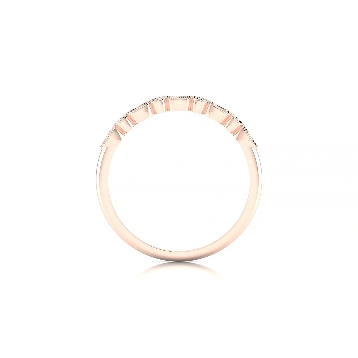 Finesse | 18k Rose Gold 3 x 1.5 mm Marquise Diamond Ring