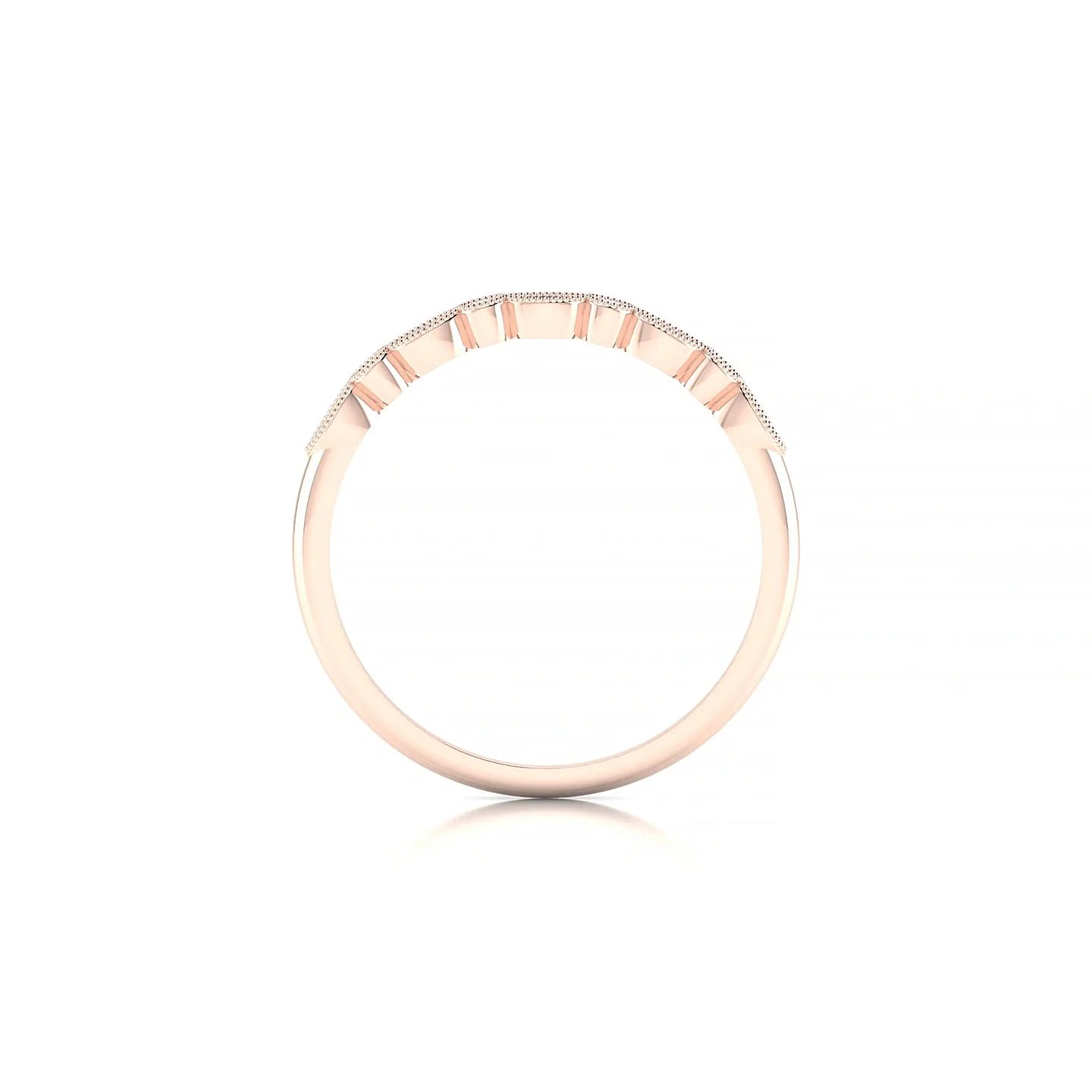 Finesse | 18k Rose Gold 3 x 1.5 mm Marquise Pink Sapphire Ring
