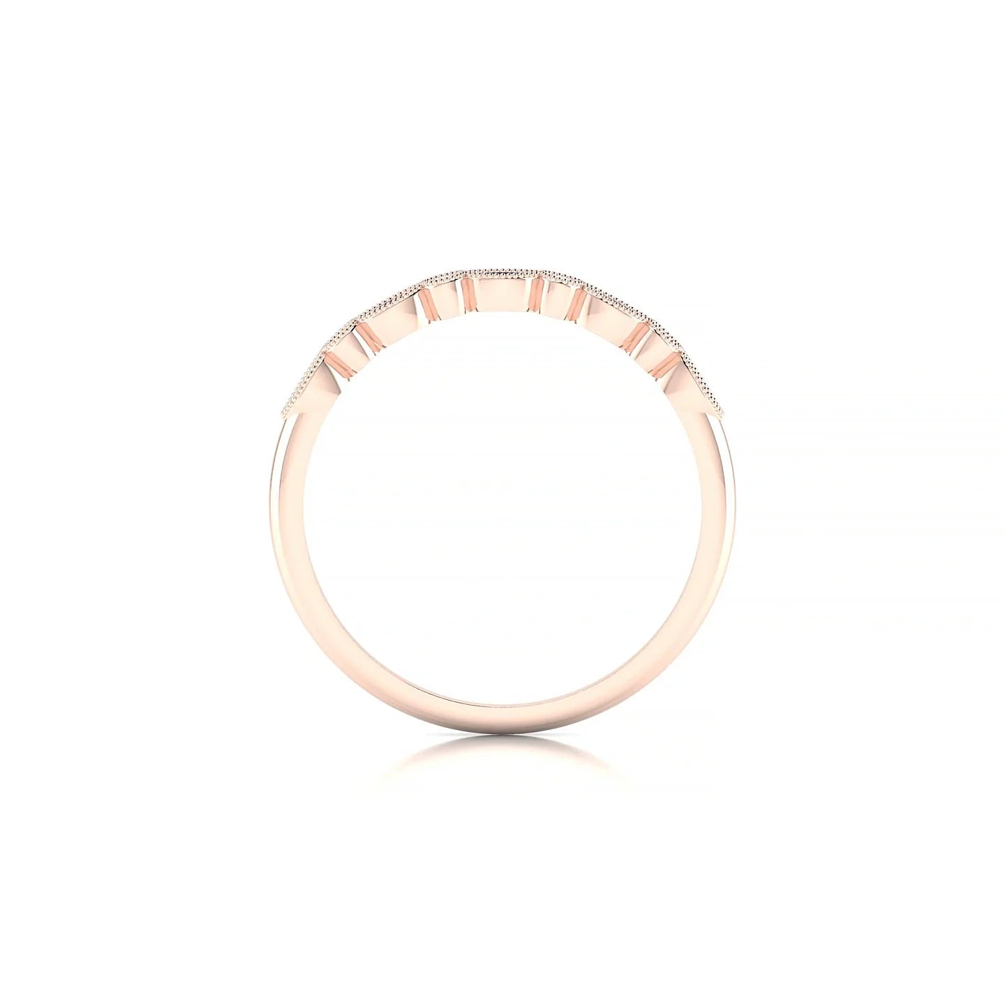 Finesse | 18k Rose Gold 3 x 1.5 mm Marquise Sapphire Ring