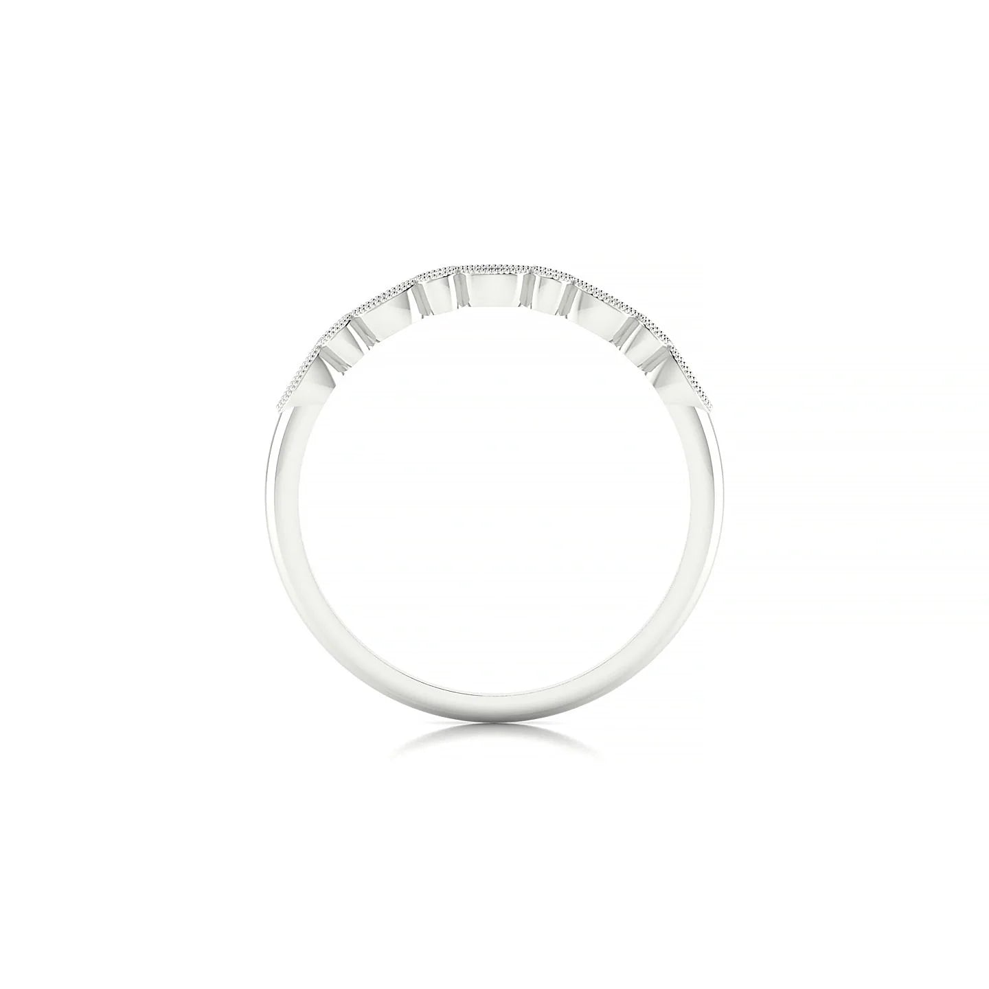 Finesse | 18k White Gold 3 x 1.5 mm Marquise Pink Sapphire Ring