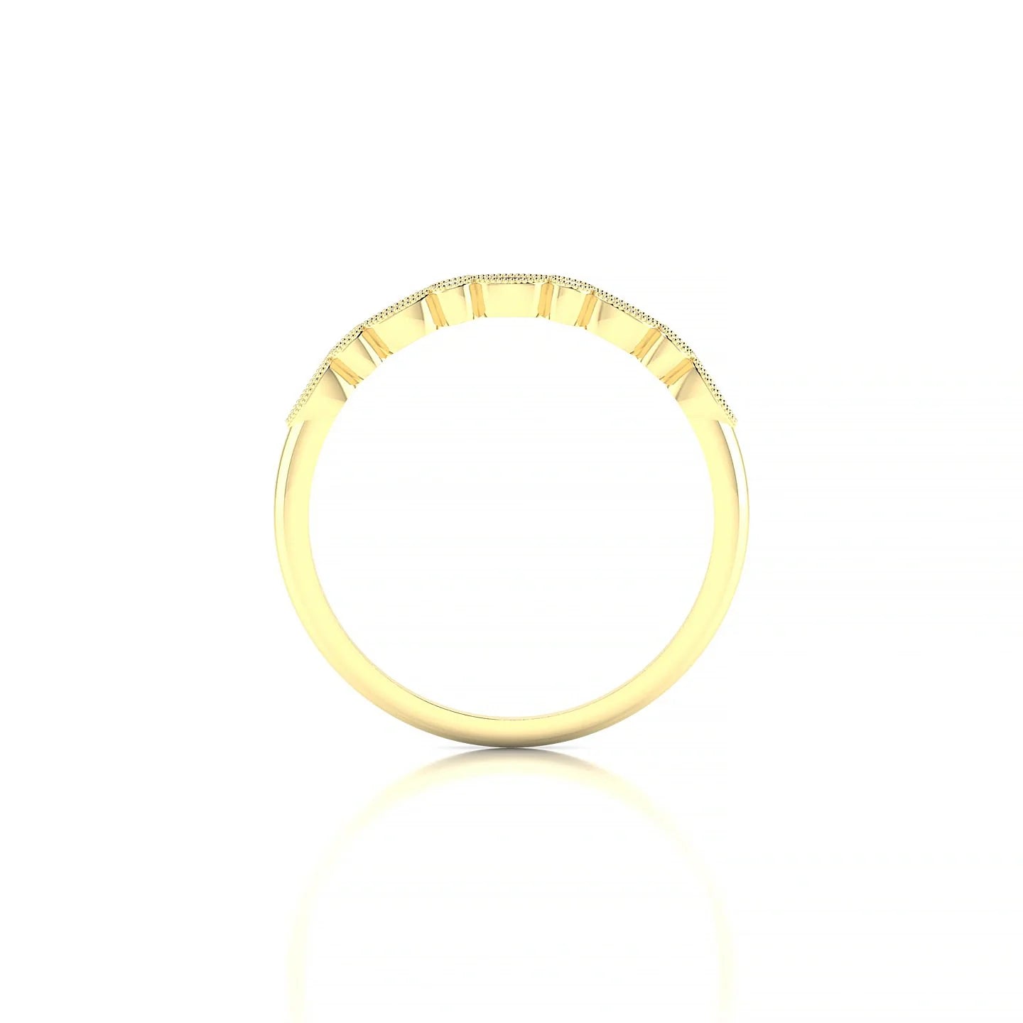 Finesse | 18k Yellow Gold 3 x 1.5 mm Marquise Pink Sapphire Ring