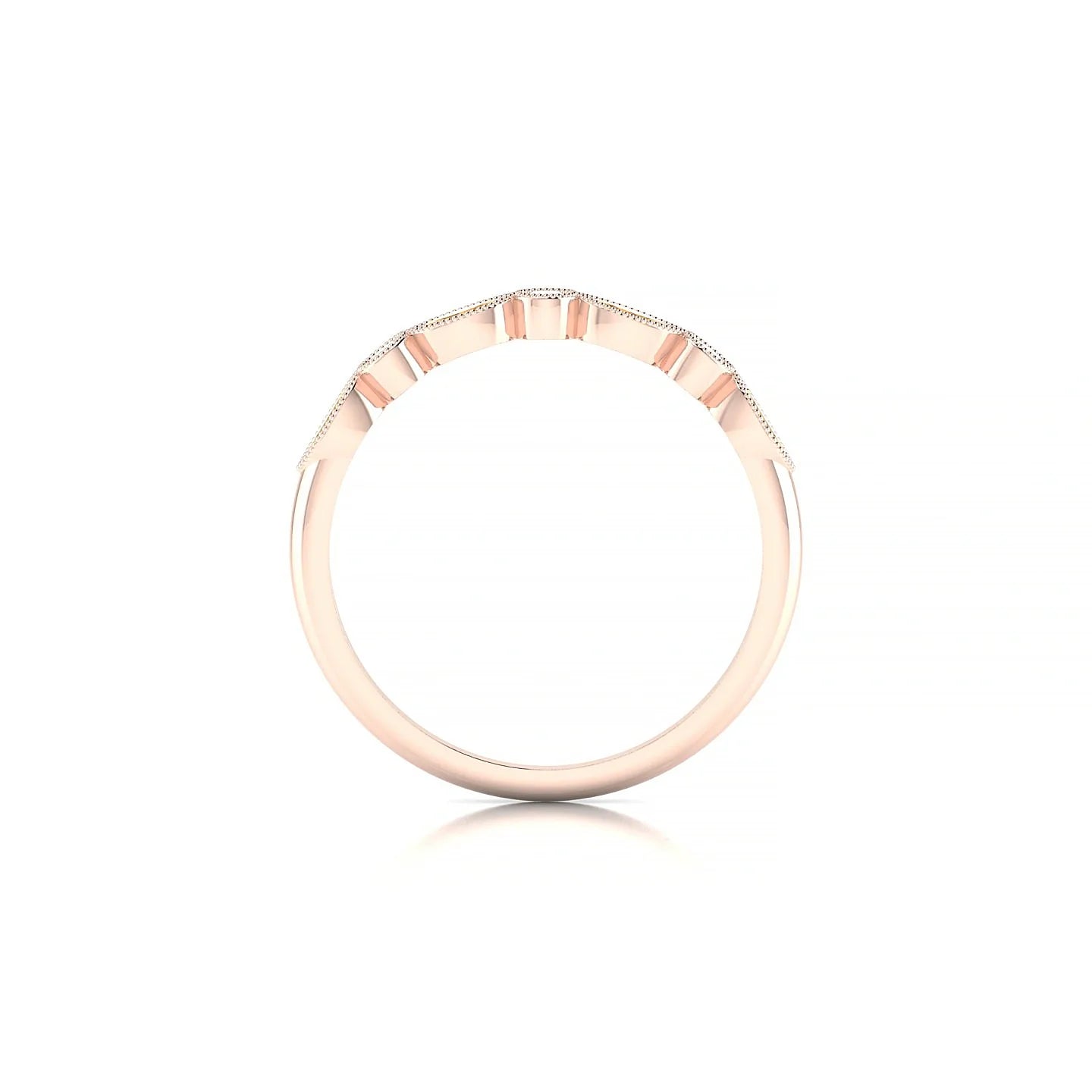 Finesse | 18k Rose Gold 4 x 2 mm Marquise Citrine Ring