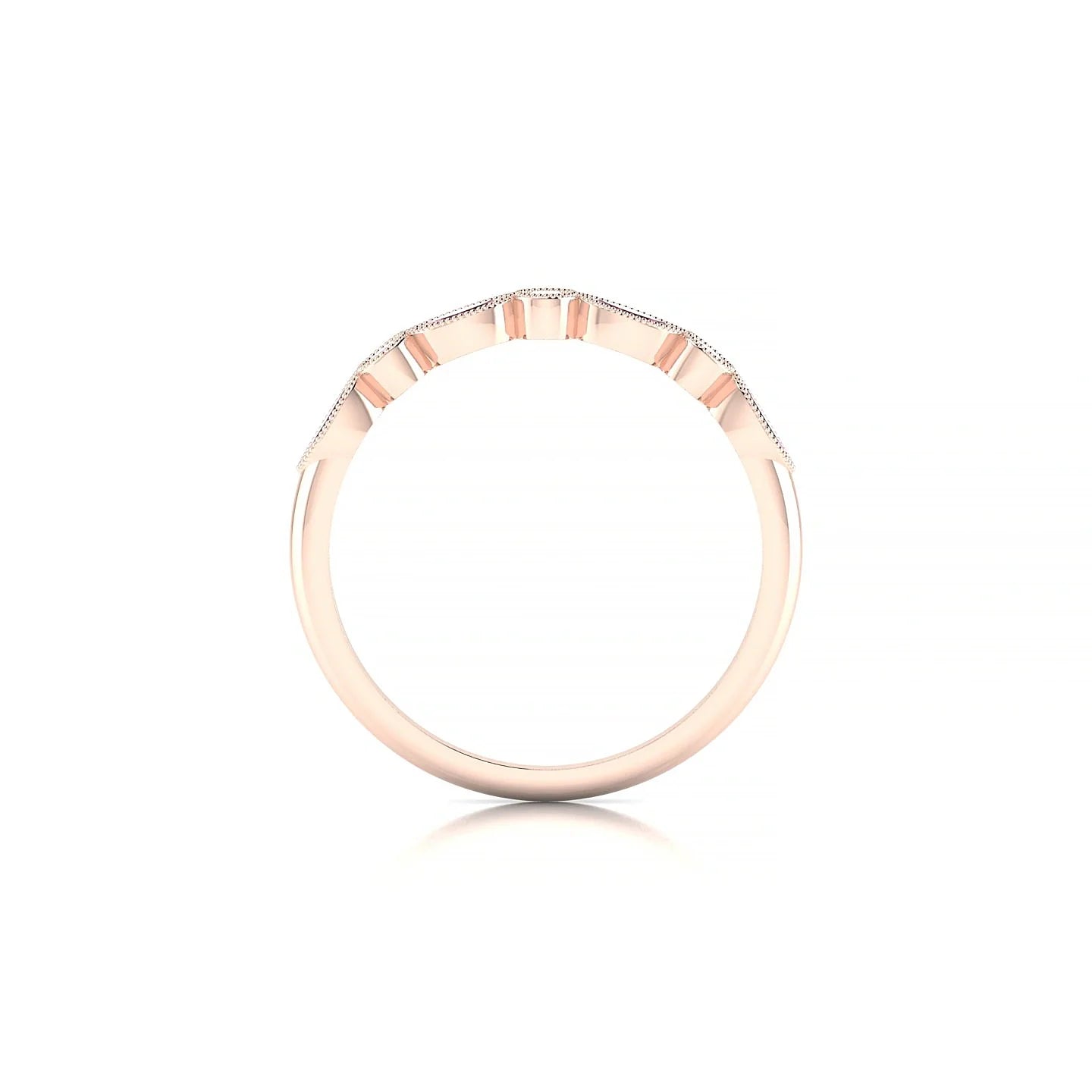 Finesse | 18k Rose Gold 4 x 2 mm Marquise Rhodolite Ring