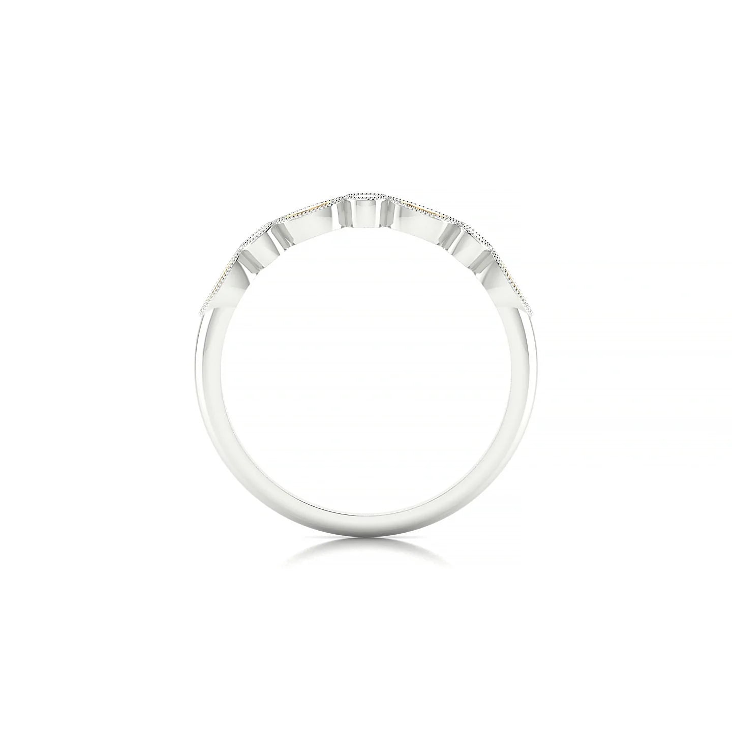 Finesse | 18k White Gold 4 x 2 mm Marquise Citrine Ring