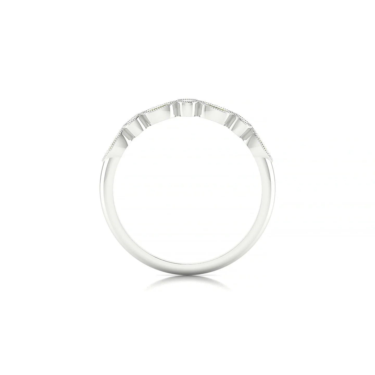 Finesse | 18k White Gold 4 x 2 mm Marquise Peridot Ring