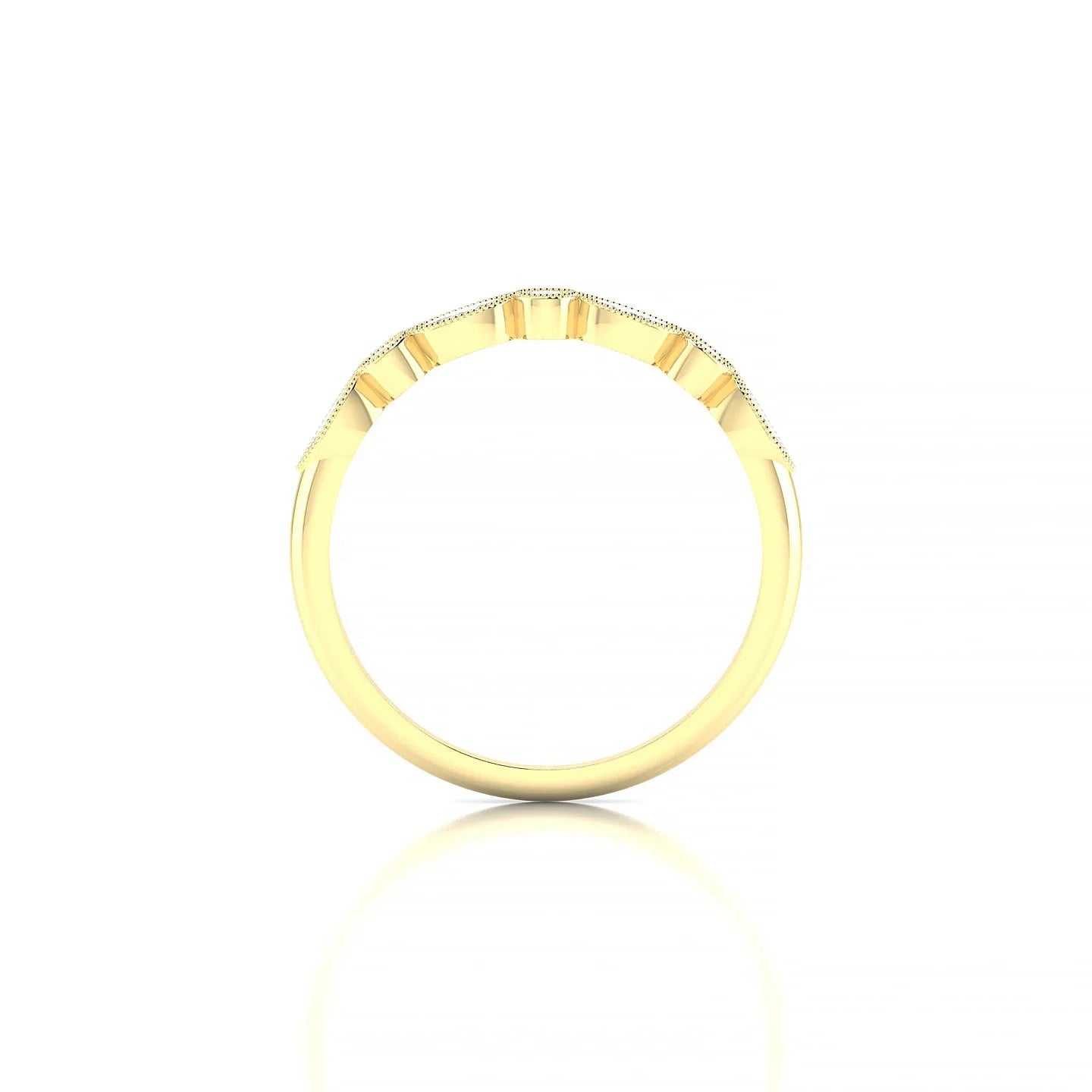 Finesse | 18k Yellow Gold 4 x 2 mm Marquise Diamond Ring