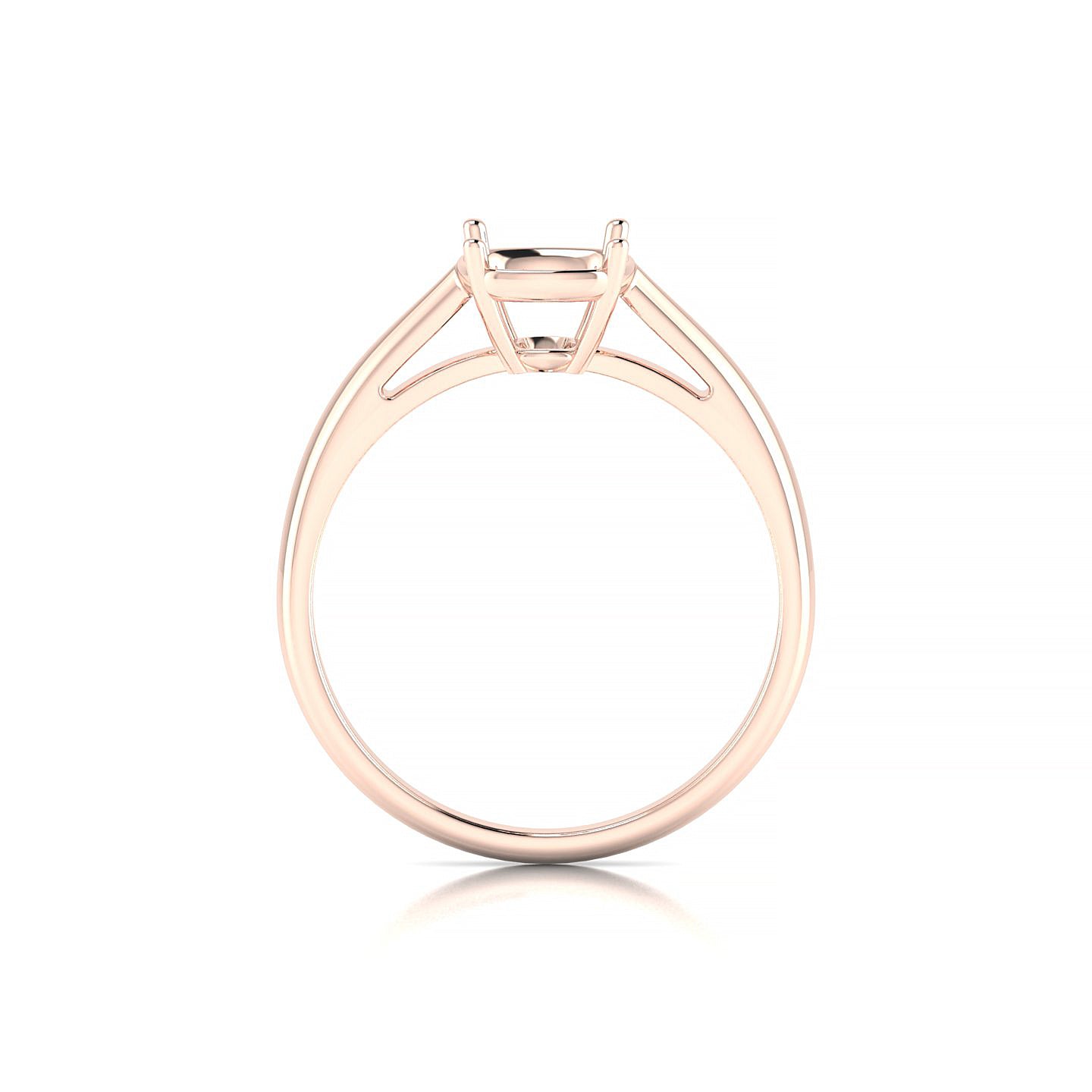 Forever Cushion 2-2.99 ct | 18k Rose Gold Solitaire Ring