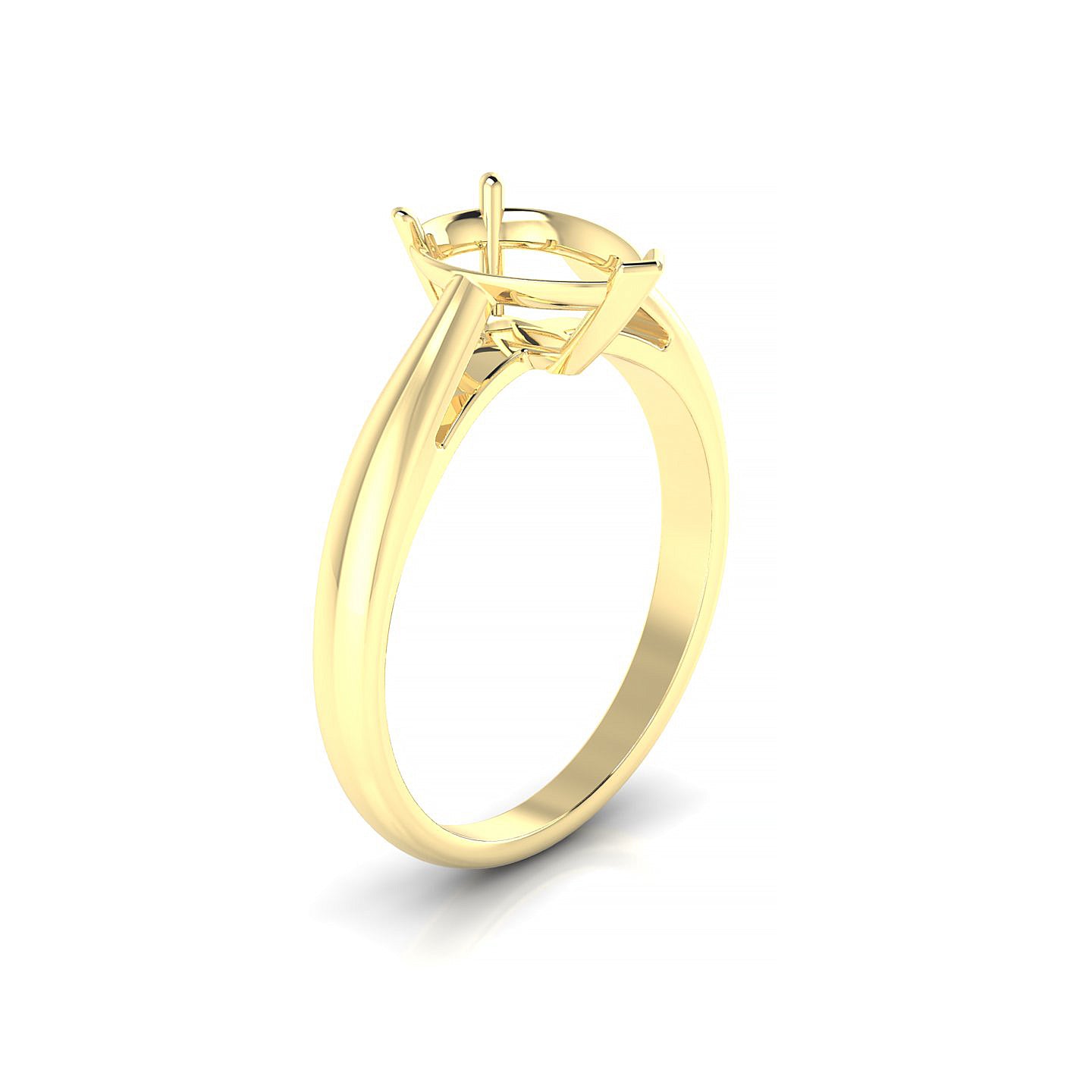 Forever Pear 2-2.99 ct | 18k Yellow Gold Solitaire Ring
