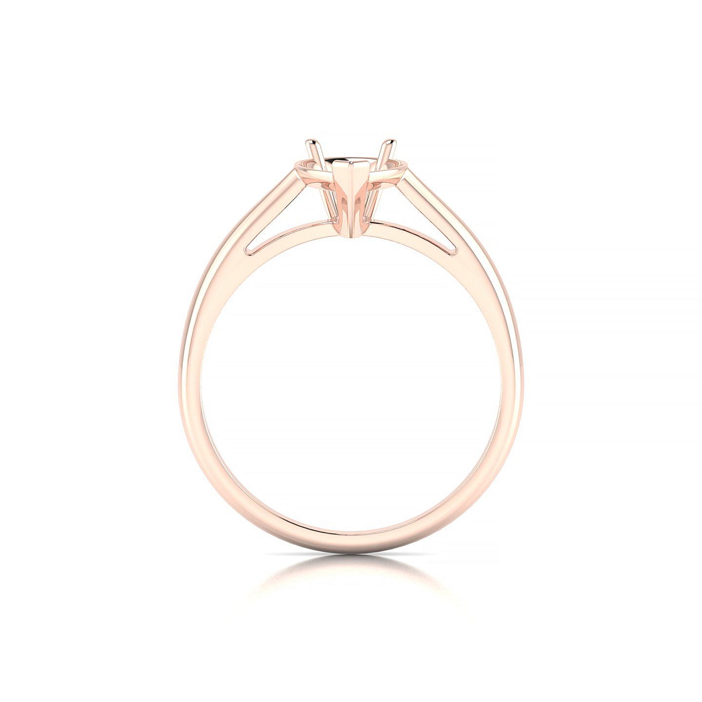 Forever Pear 2-2.99 ct | 18k Rose Gold Solitaire Ring