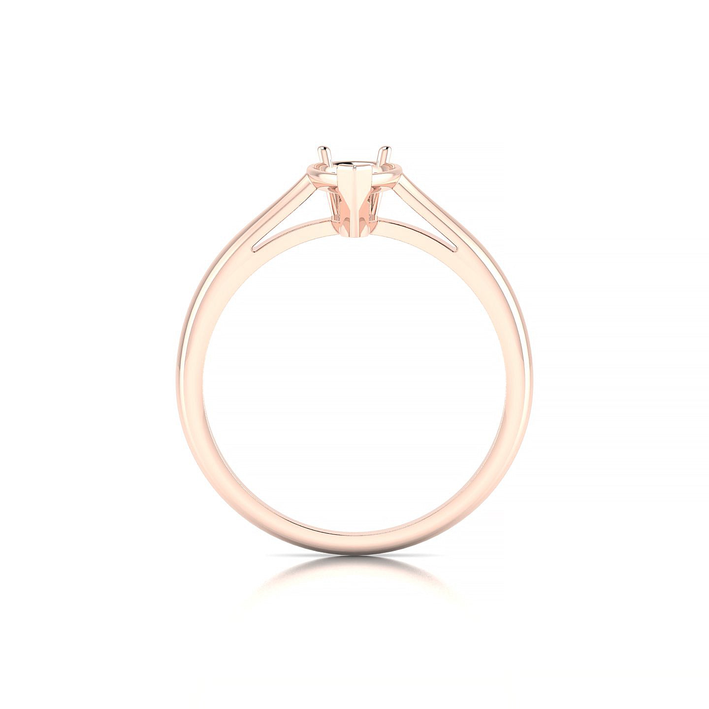 Forever Pear 1-1.99 ct | 18k Rose Gold Solitaire Ring