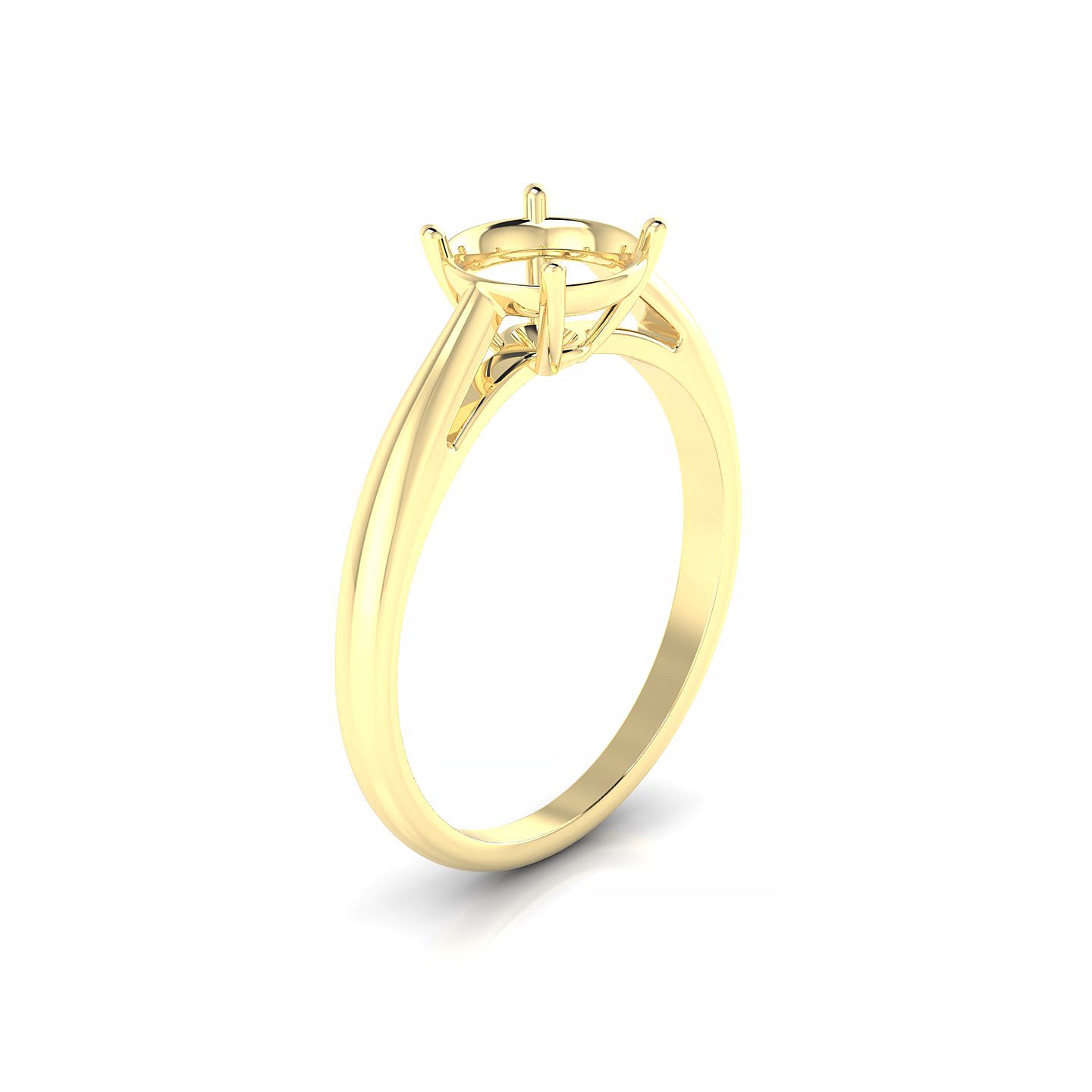 Forever Round 2-2.99 ct | 18k Yellow Gold Solitaire Ring