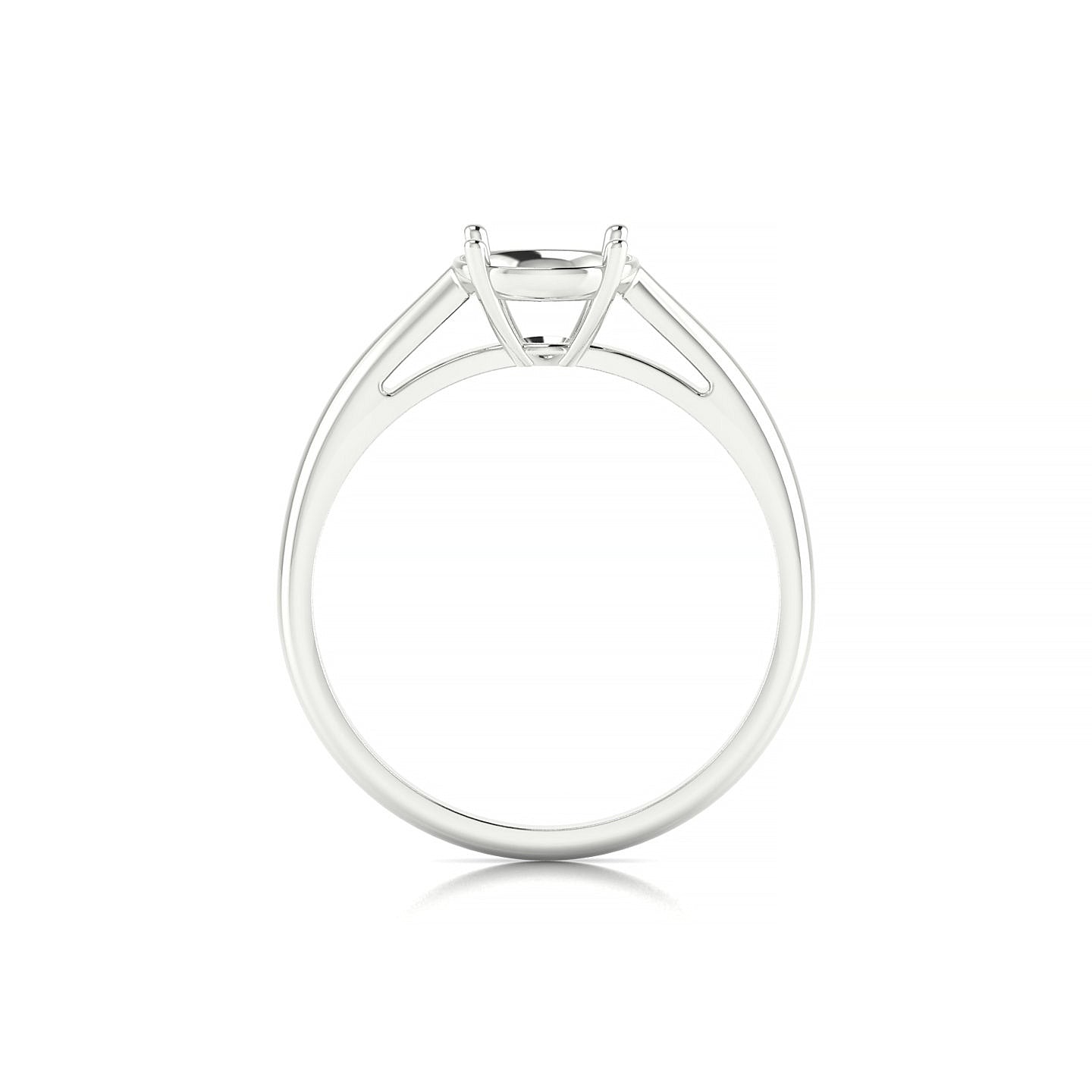 Forever Round 2-2.99 ct | 18k White Gold Solitaire Ring