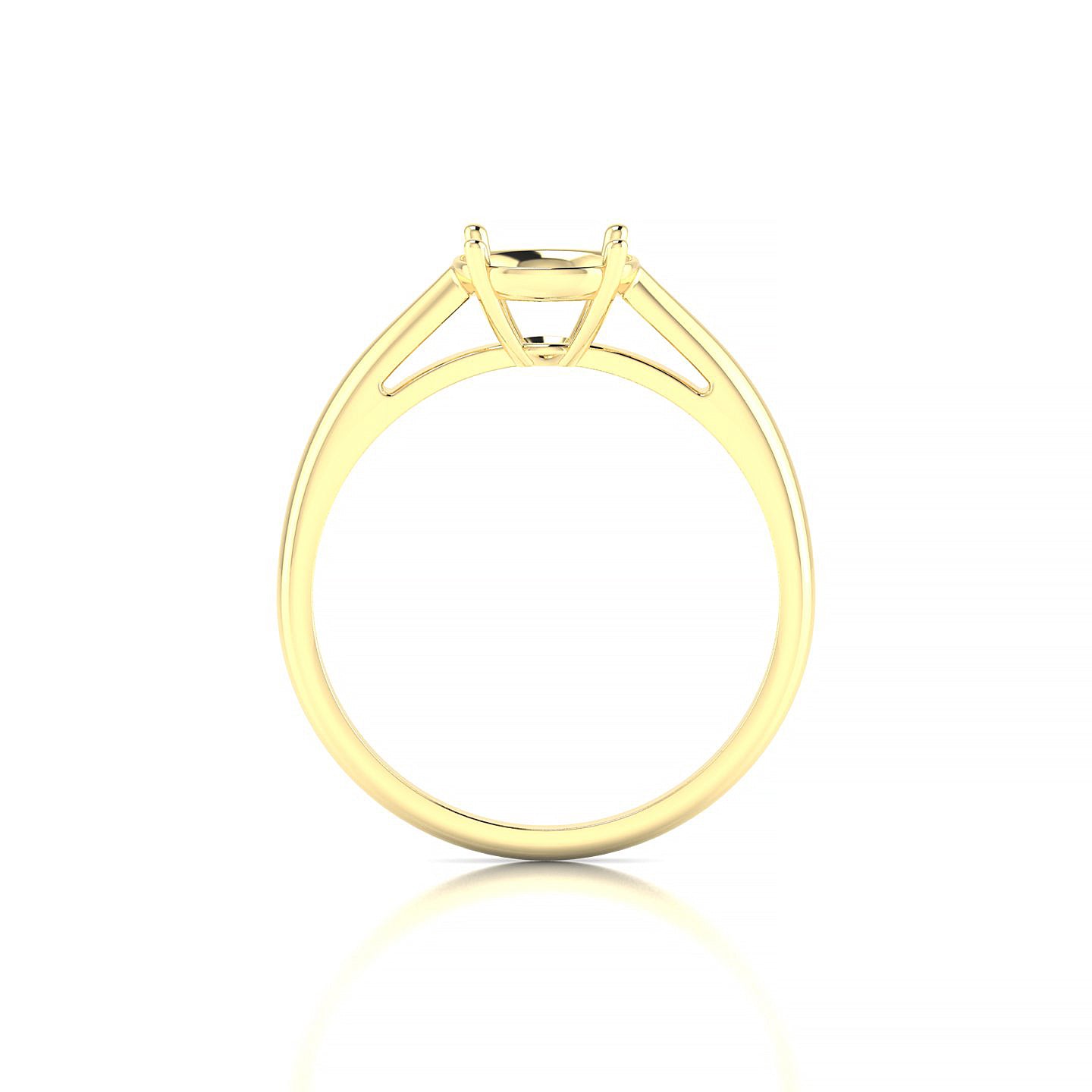 Forever Round 2-2.99 ct | 18k Yellow Gold Solitaire Ring