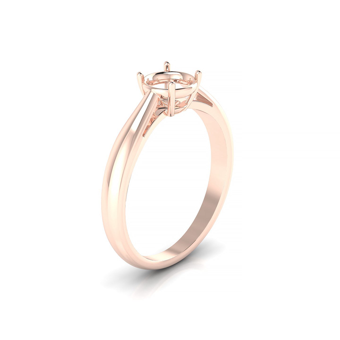 Forever Round 1-1.99 ct | 18k Rose Gold Solitaire Ring