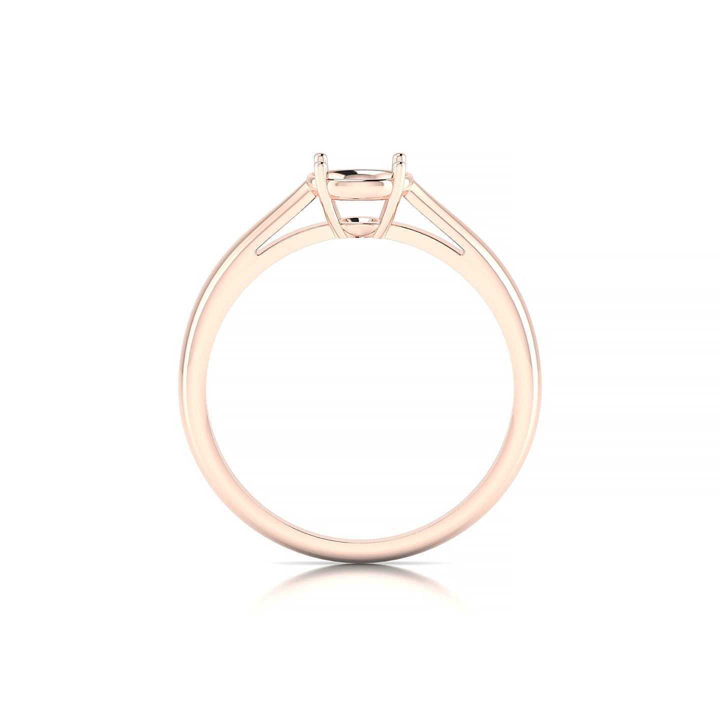 Forever Round 1-1.99 ct | 18k Rose Gold Solitaire Ring