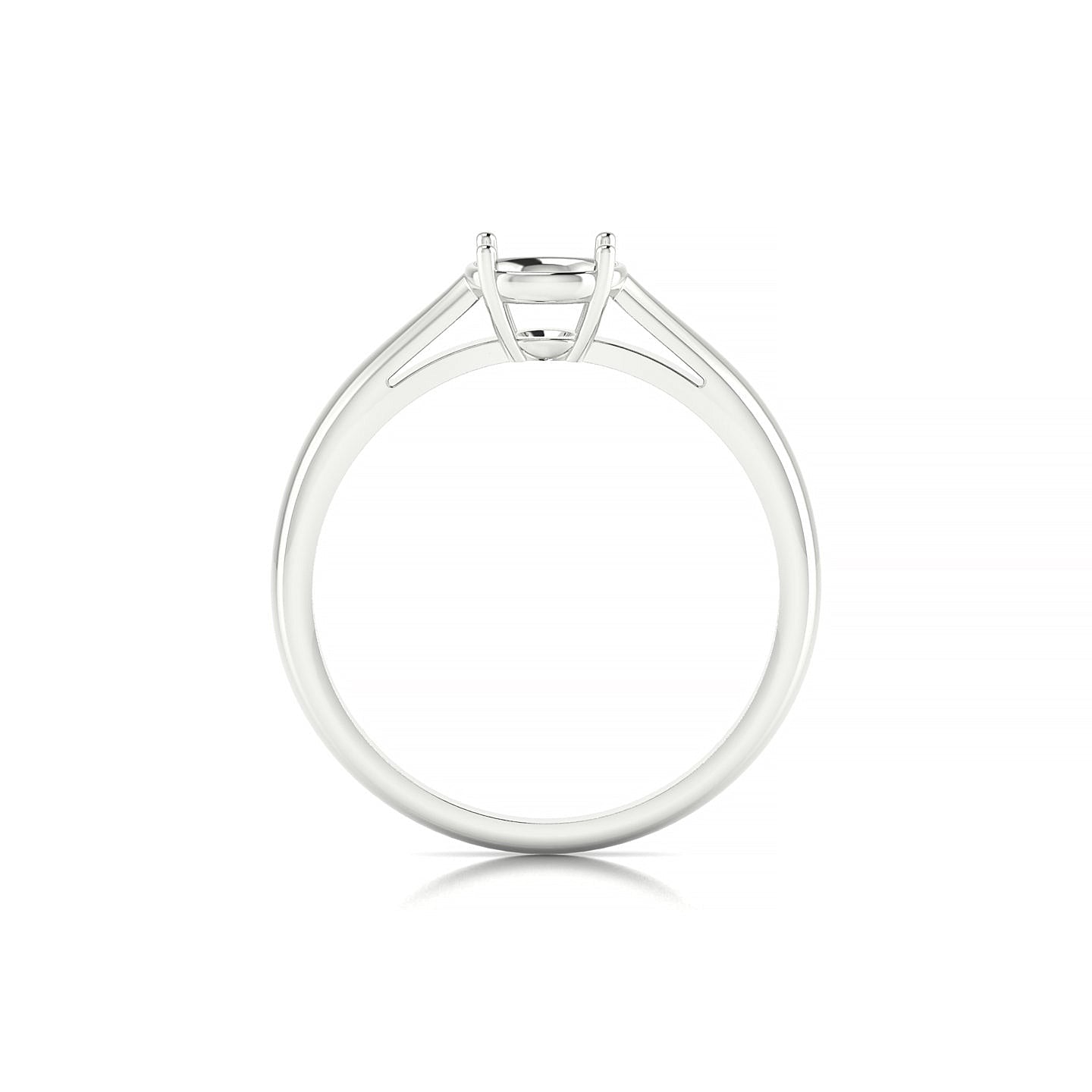 Forever Round 1-1.99 ct | 18k White Gold Solitaire Ring