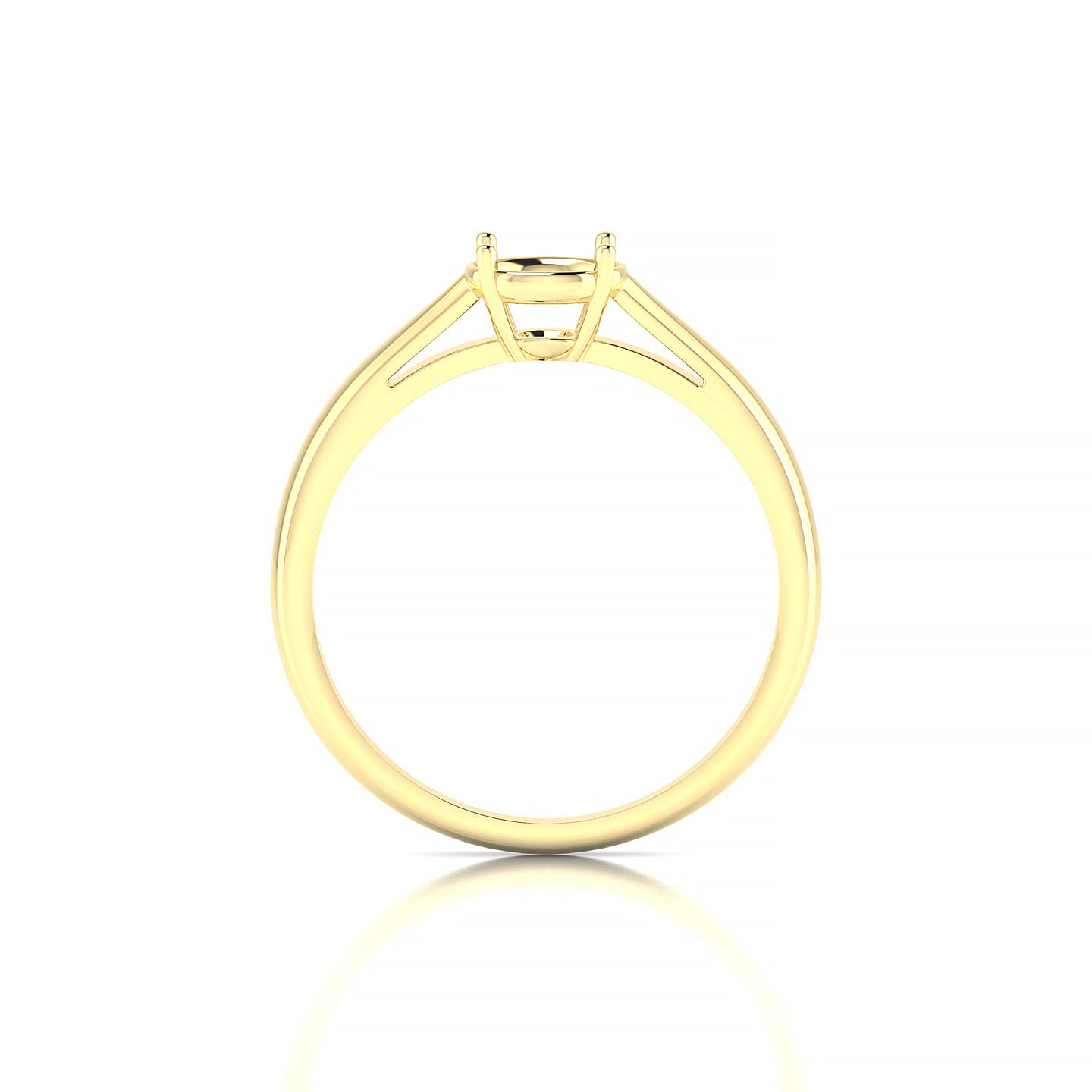 Forever Round 1-1.99 ct | 18k Yellow Gold Solitaire Ring