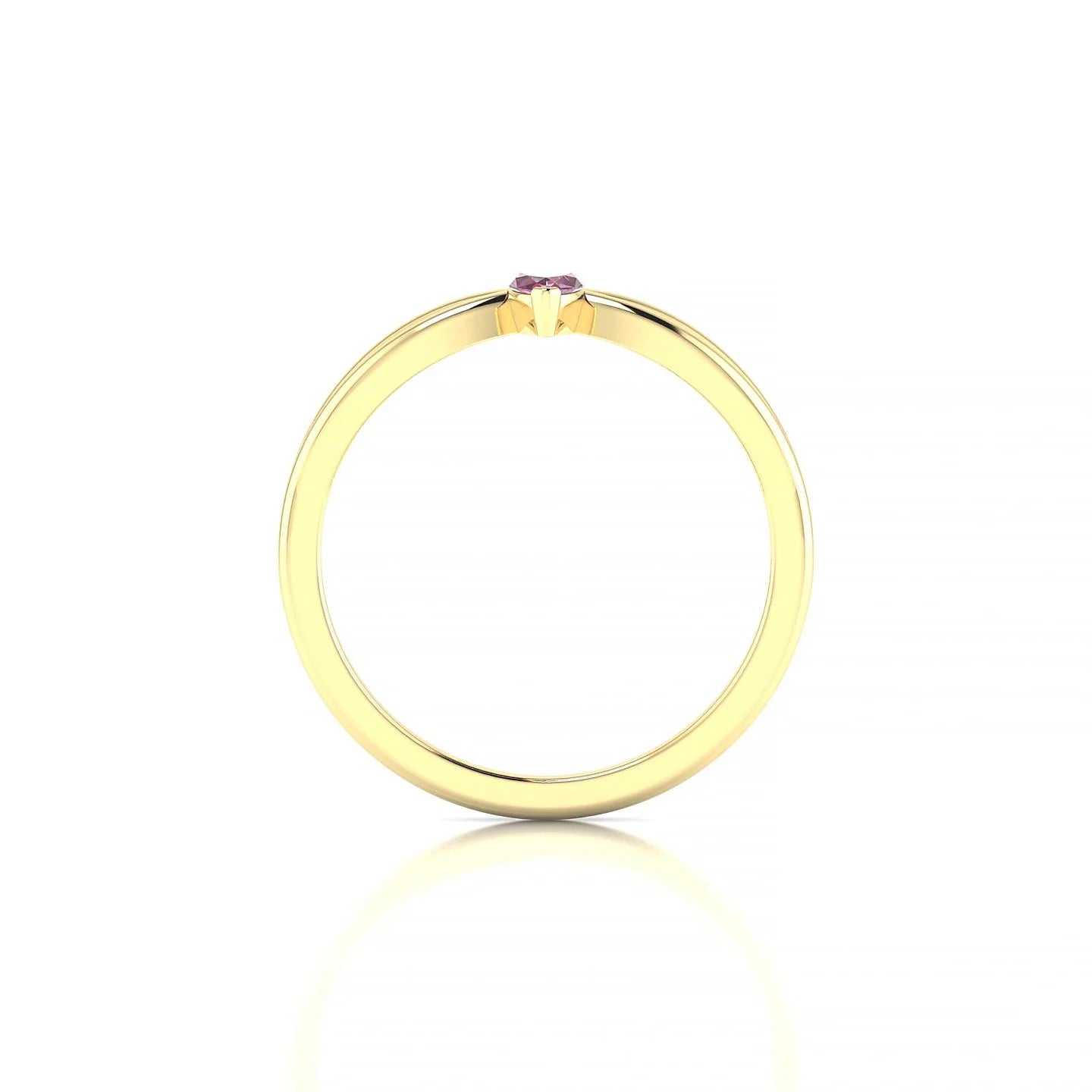 Interlude | 18k Yellow Gold 6 x 3 mm Marquise Rhodolite Ring