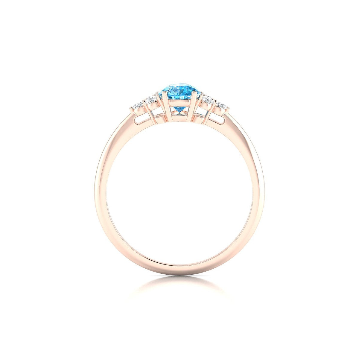 Mirage | 18k Rose Gold 7 x 5 mm Pear Topaz Ring