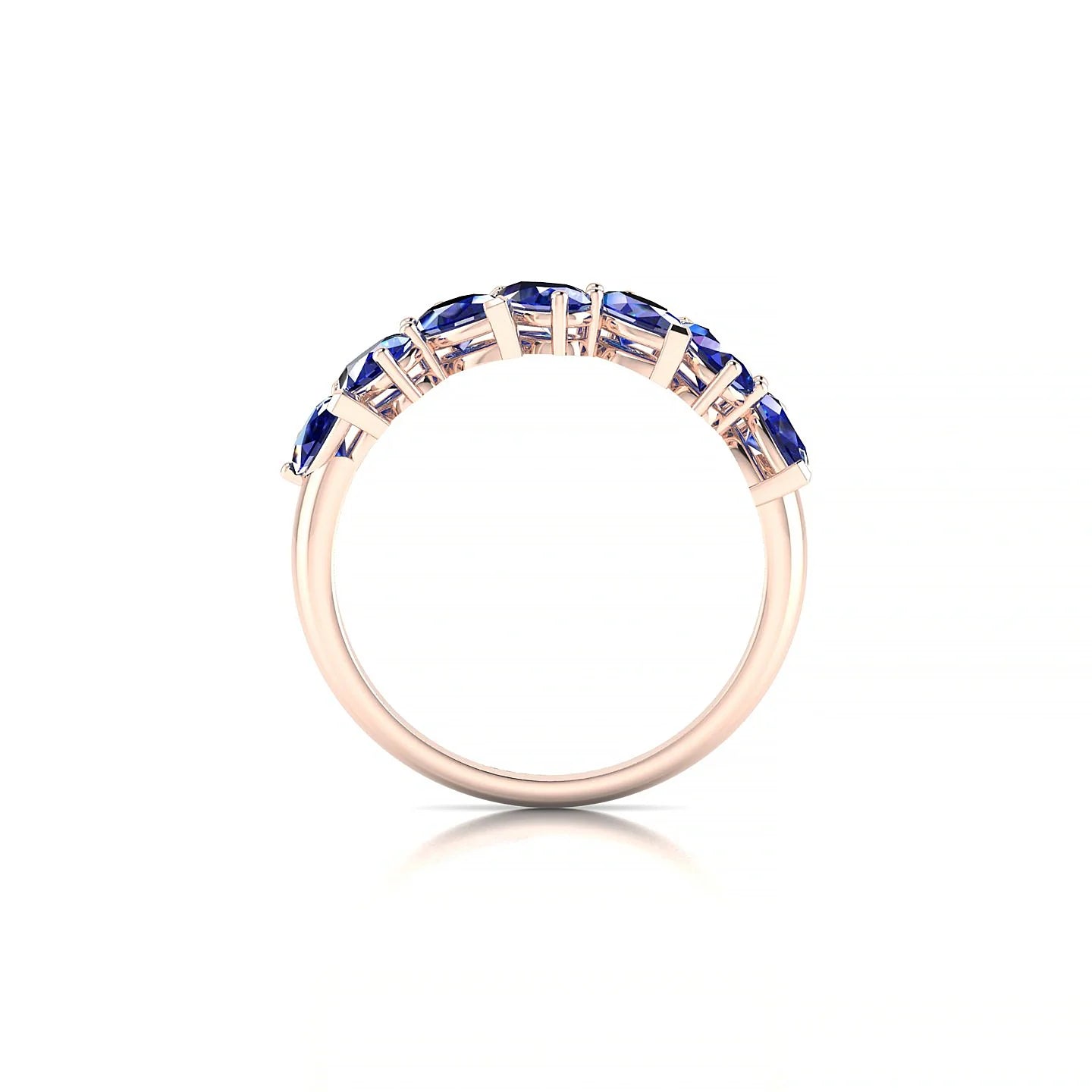 Mist | 18k Rose Gold 5 x 3 mm Pear Sapphire Ring